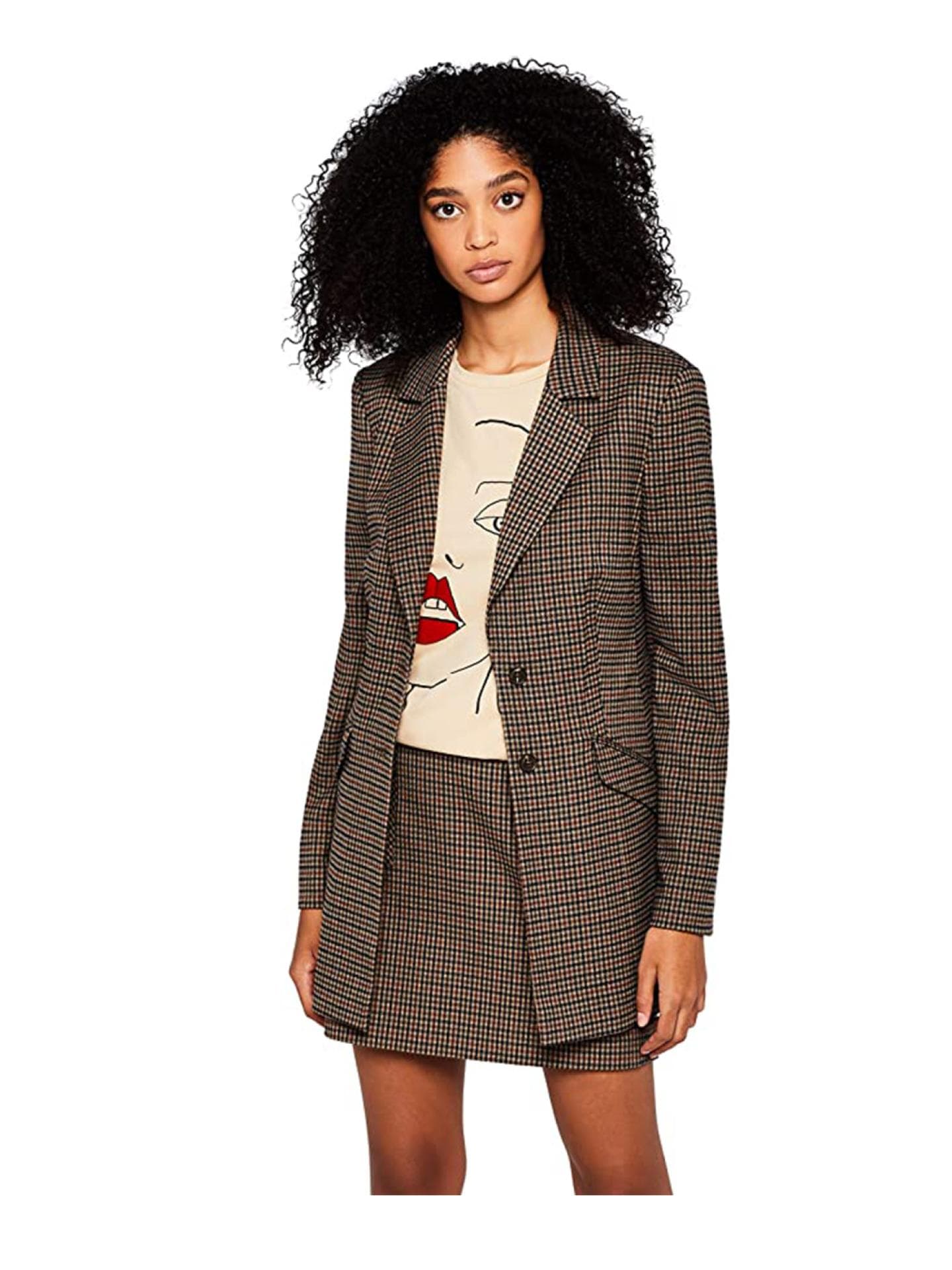 Oversize Blazer kariert