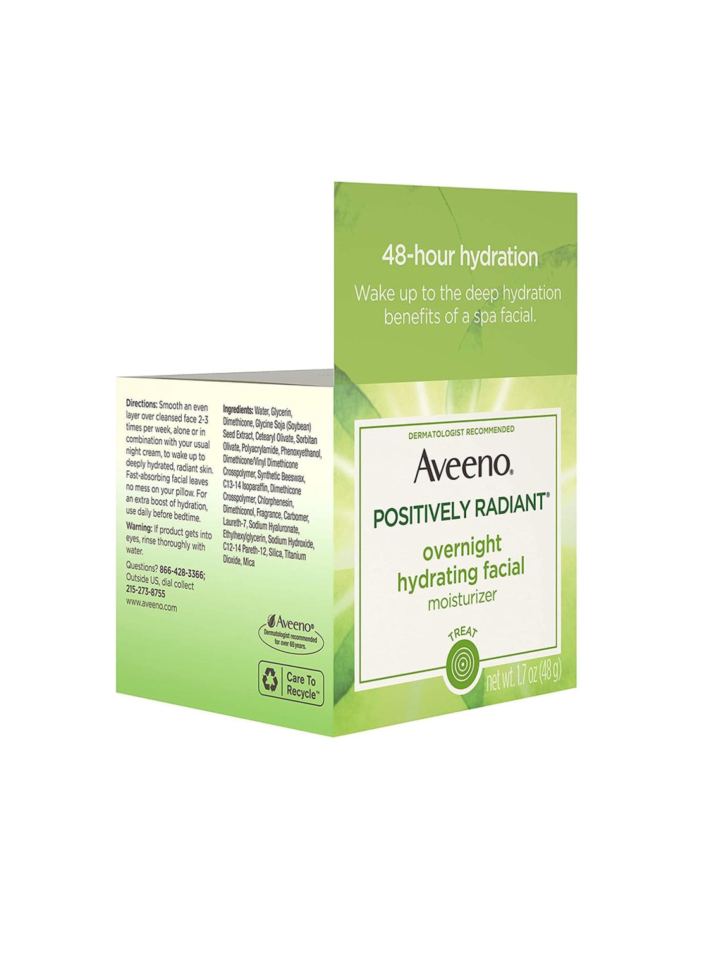 Overnight Hydrating Facial Moisturizer von Aveeno