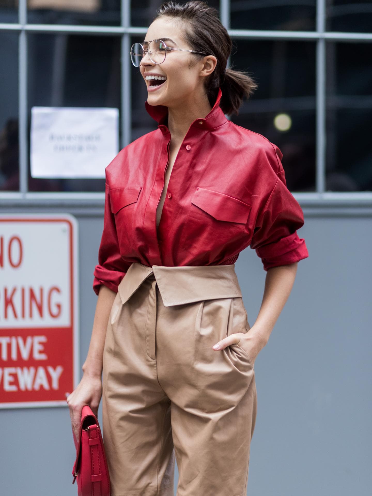 Olivia Culpo Influencerin mit Brille