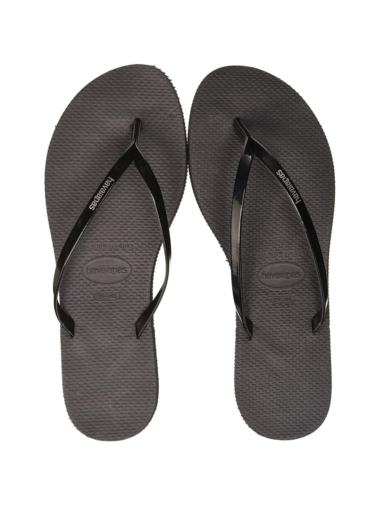 Klassische Havaiianas in schwarz