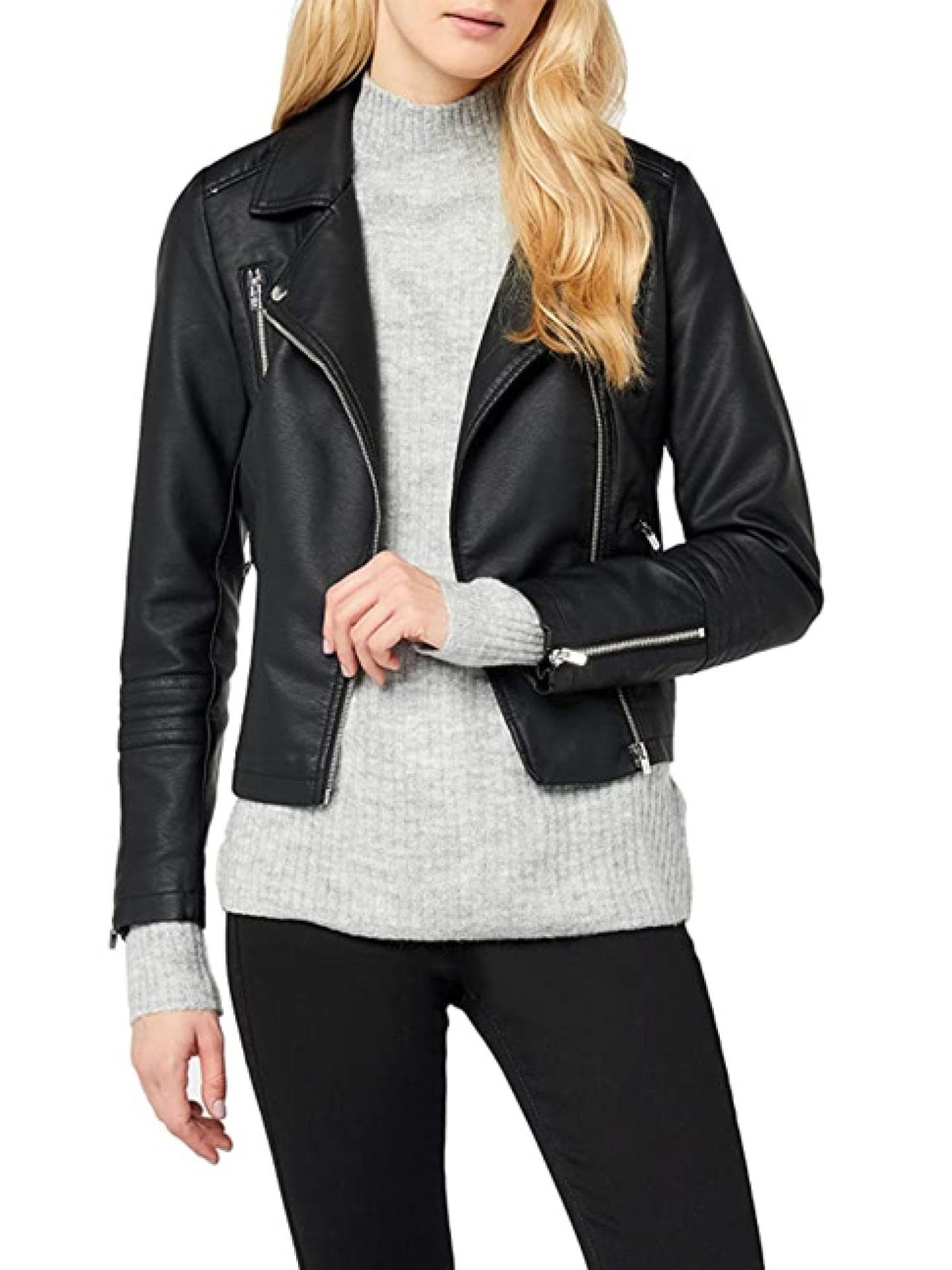 Biker Kunstlederjacke Only