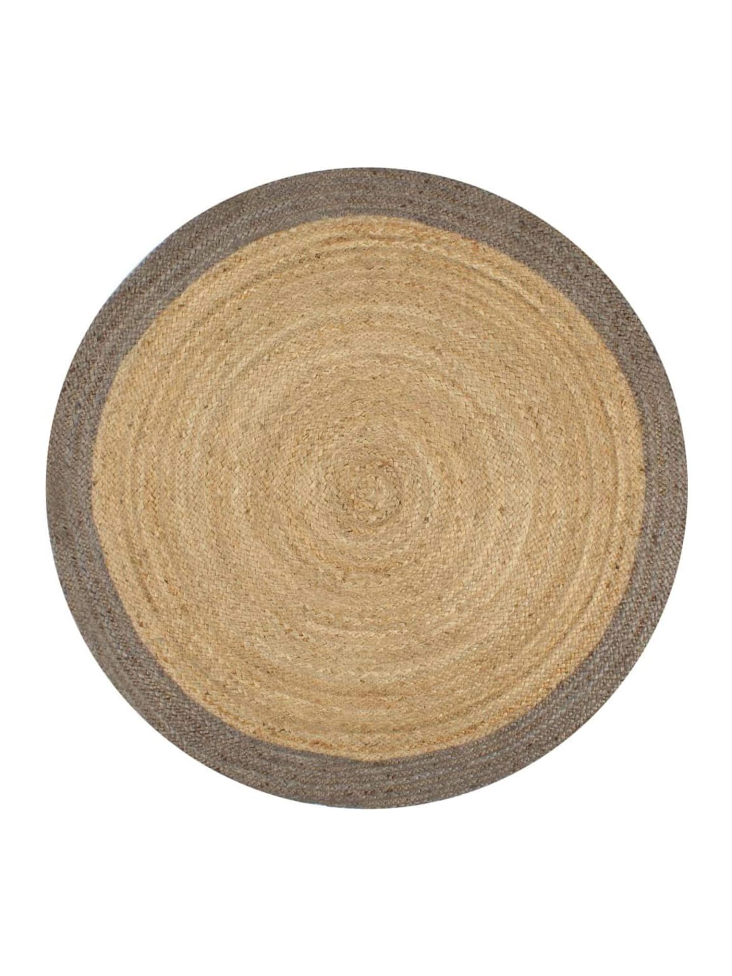 Handgefertigter Jute-Teppich
