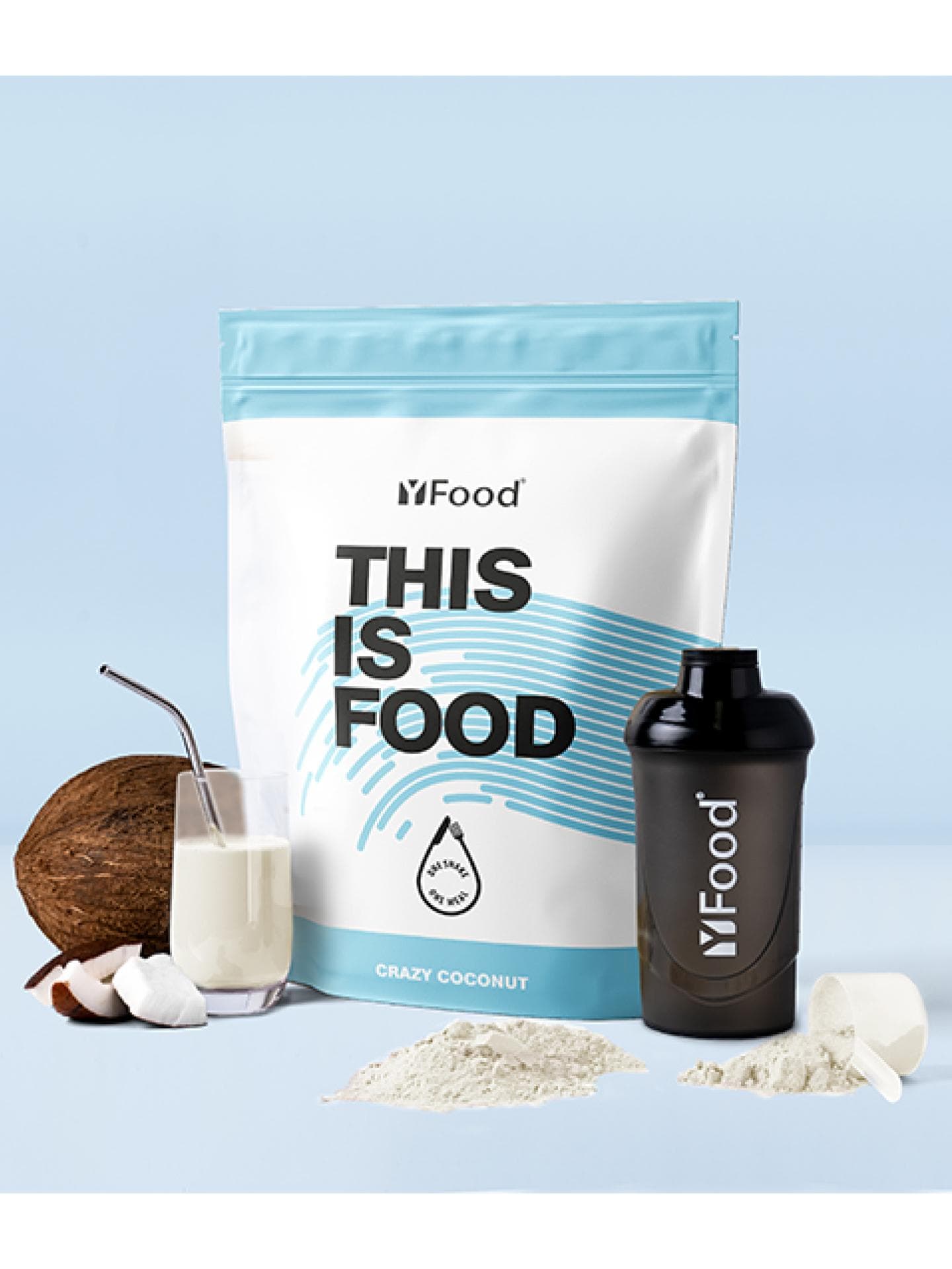 YFood Crazy Coconut Pulver YFood Crazy Coconut Pulver