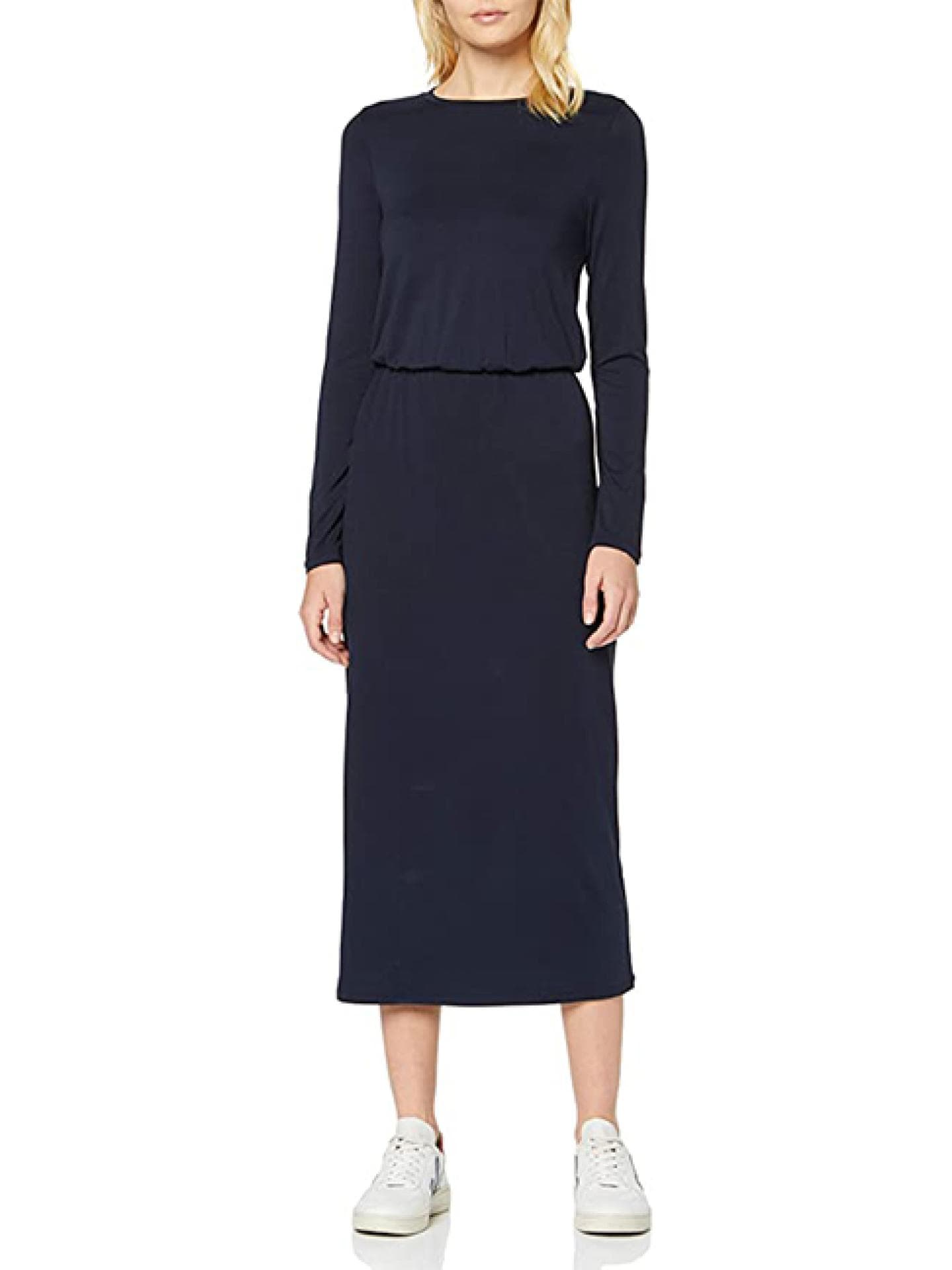 dunkelblaues Shirtkleid