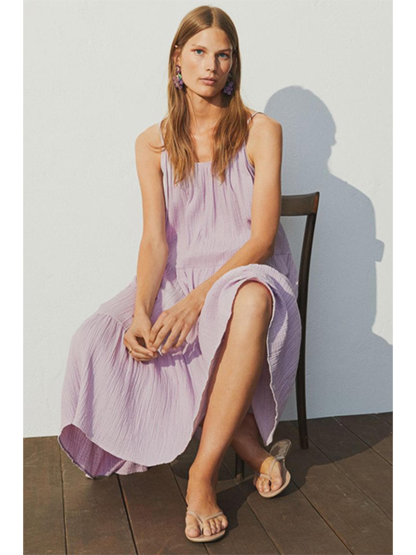 Gecrinkeltes Kleid