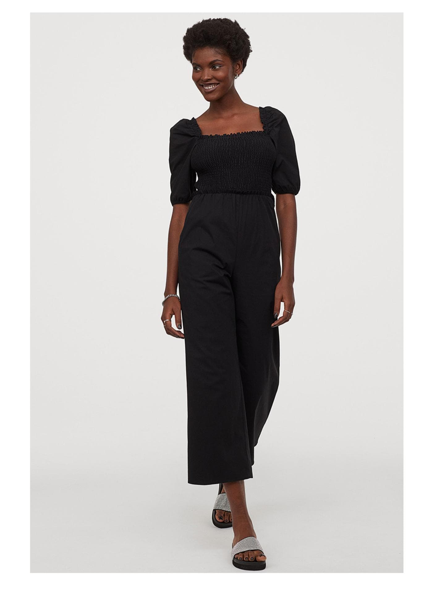 schwarzer Jumpsuit von H&M schwarzer Jumpsuit von H&M