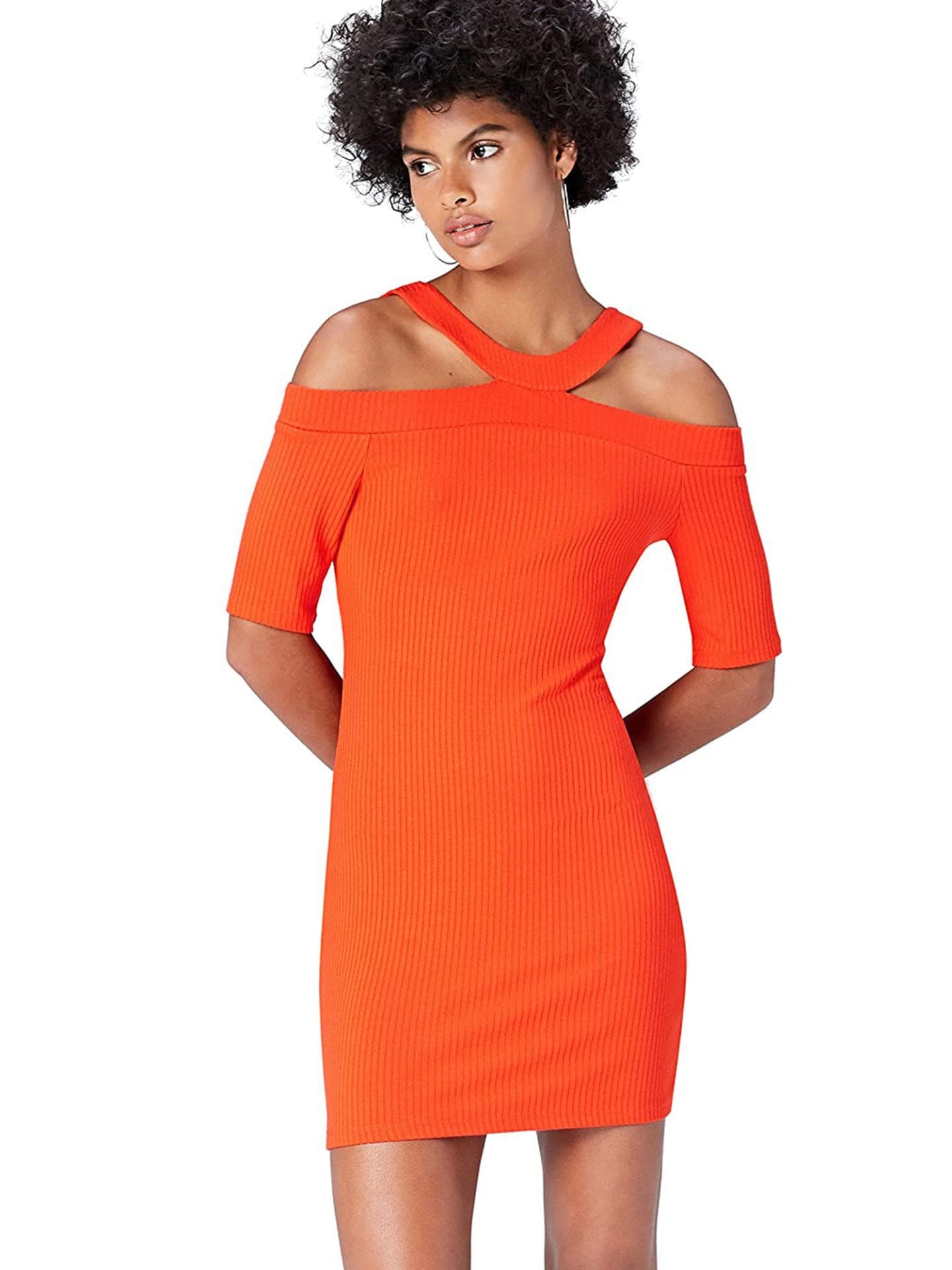 Oranges Kleid