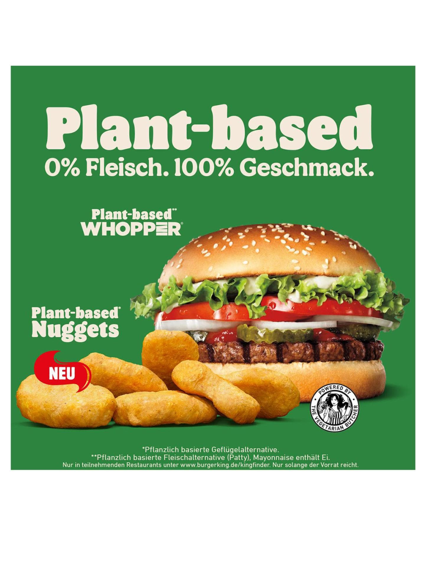 Plant based Burger King