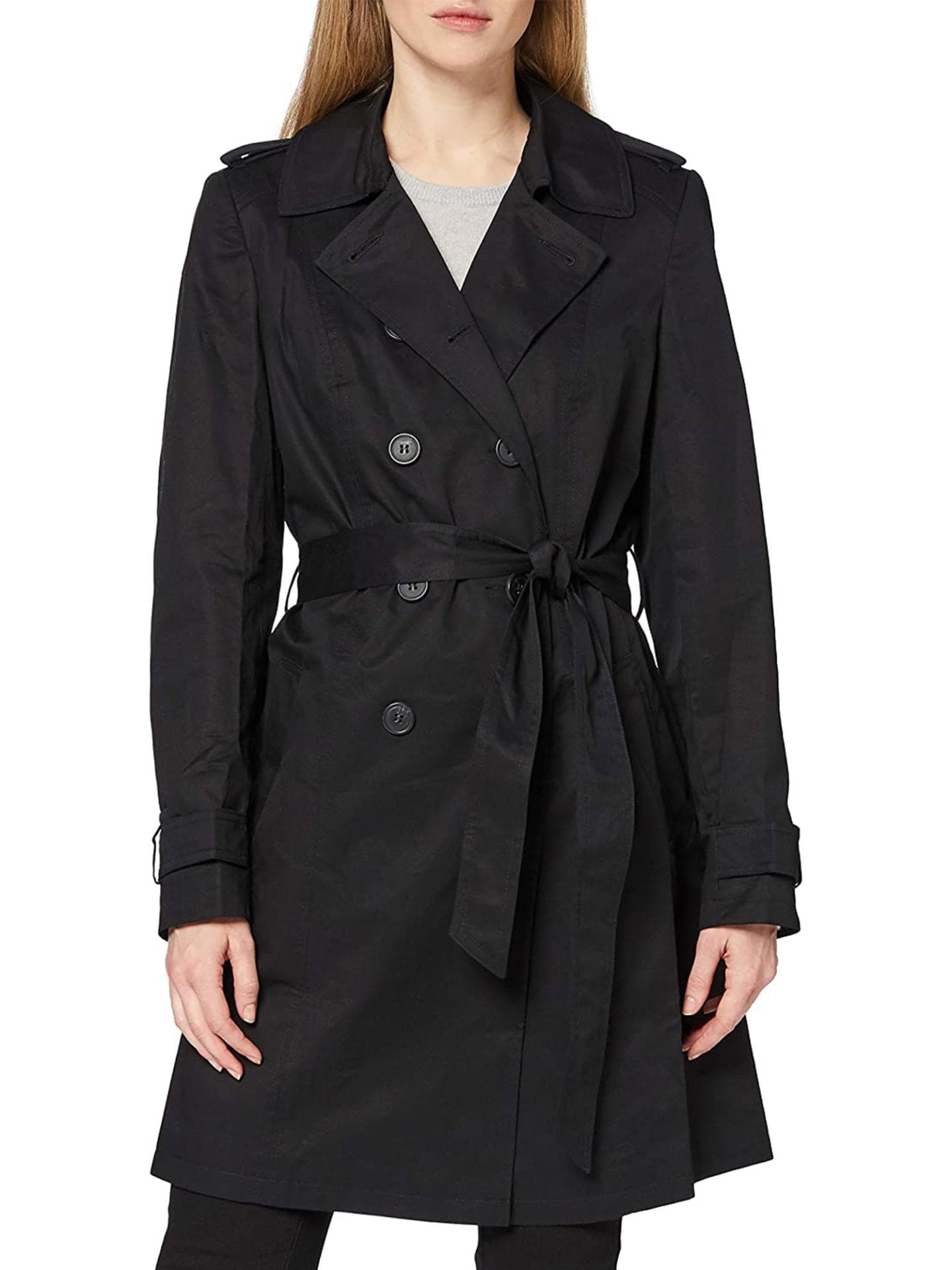 Trenchcoat in schwarz