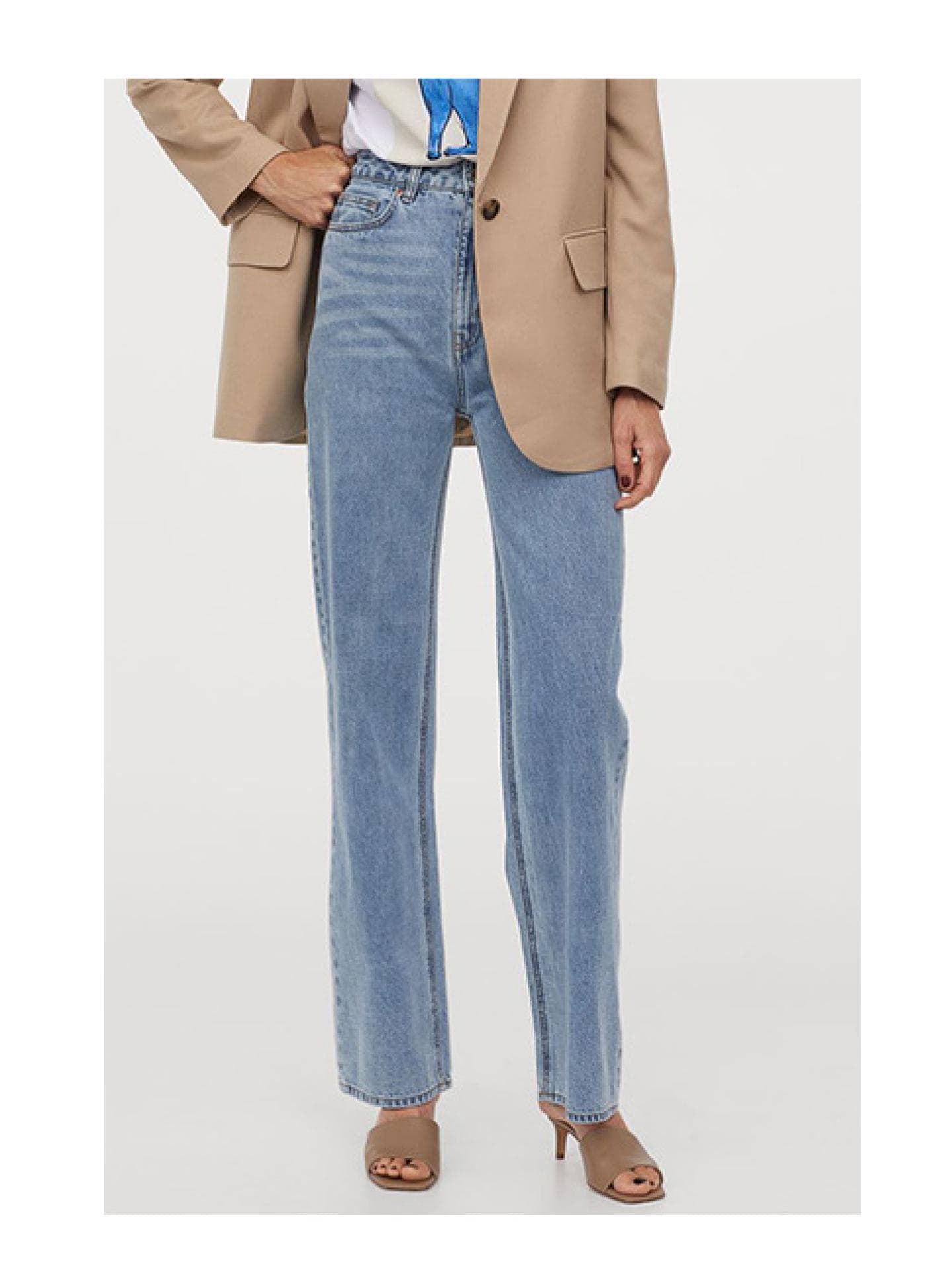 Wide Leg Jeans H&M