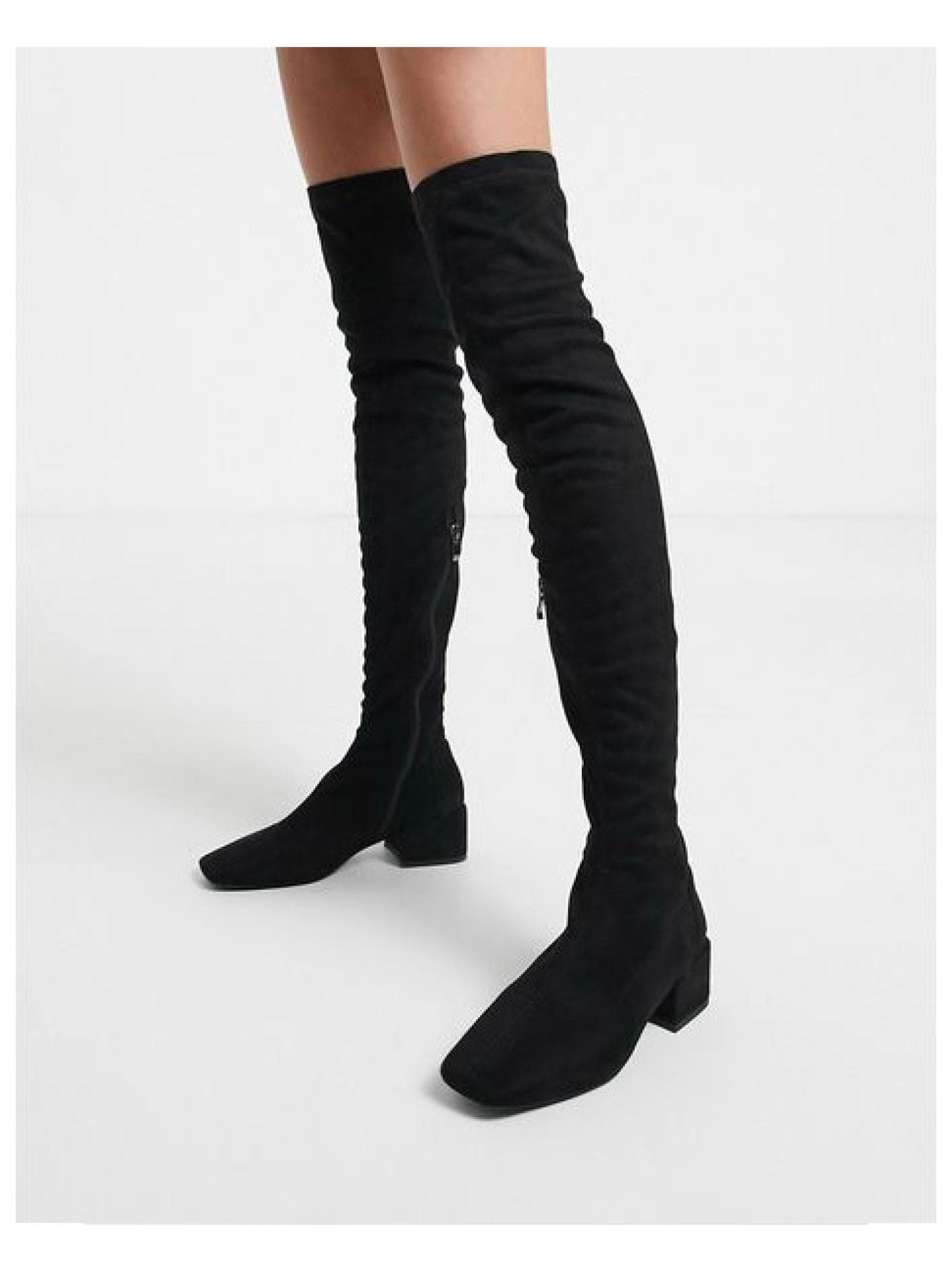 Overknee Stiefel schwarz