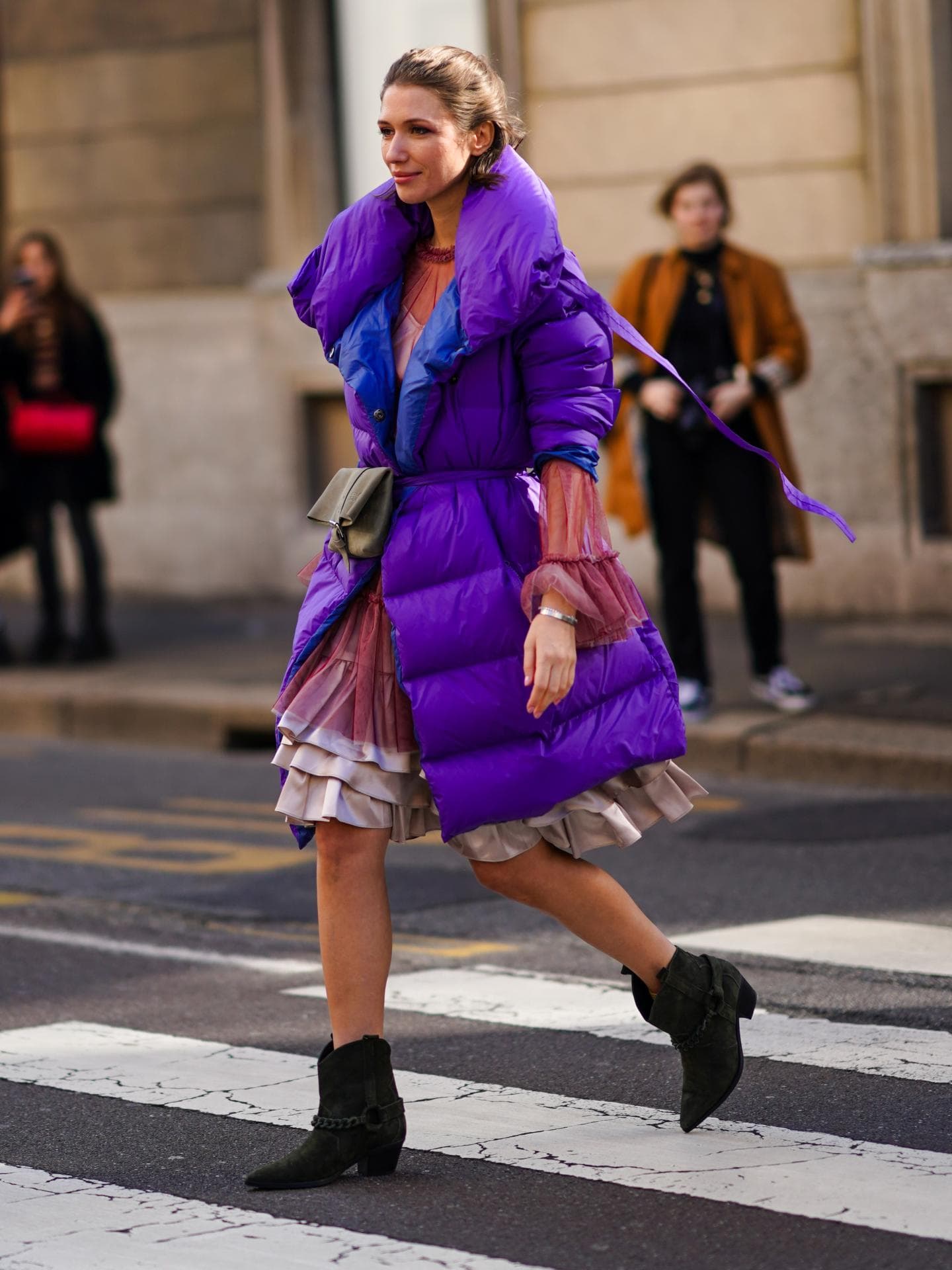 Puffer Jacket in Lila