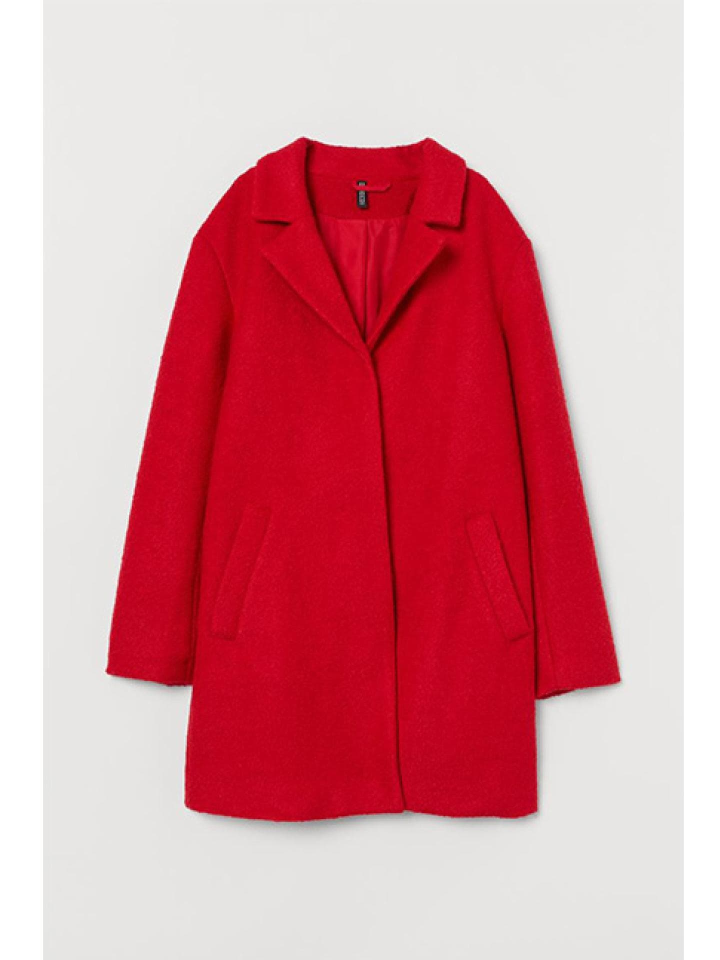 Roter Mantel H&M