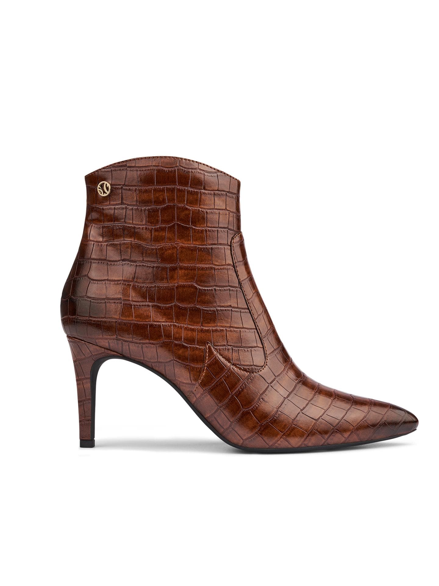 Stiefelette mit Absatz