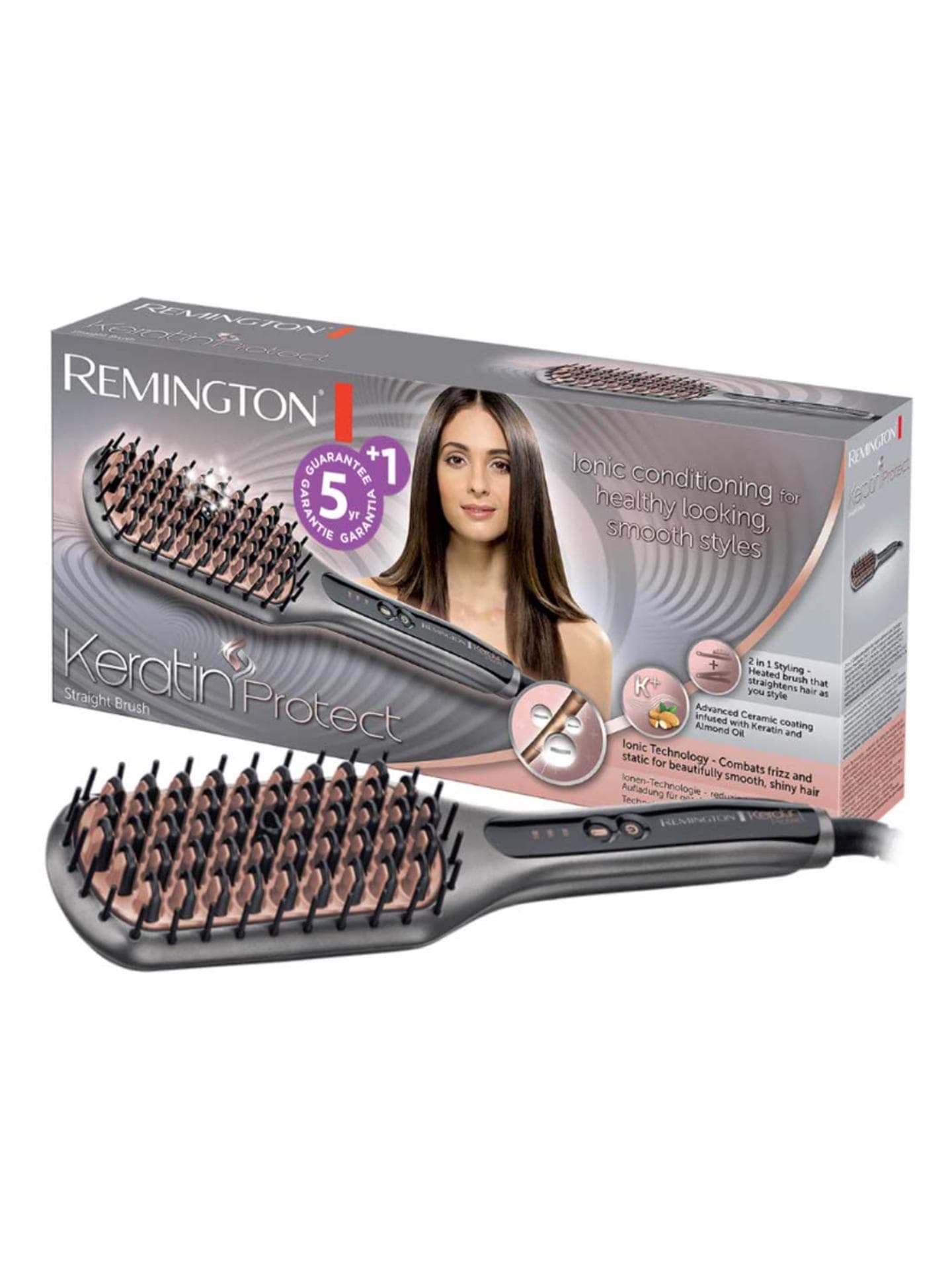 Die Glättbürste Keratin Protect von Remington kostet momentan statt ca. 60 Euro nur ca. 49 Euro und rettet unseren Herbst