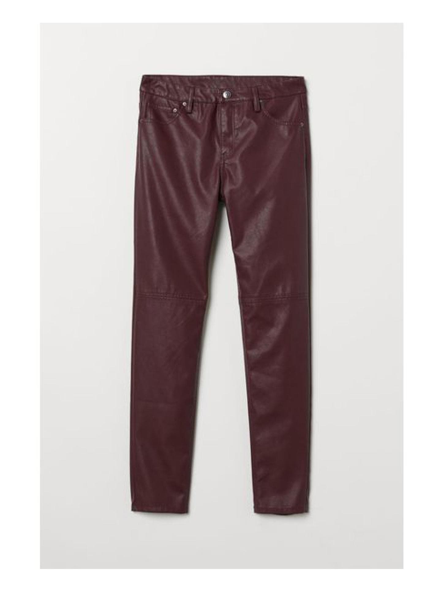 Lederhose H&M rot