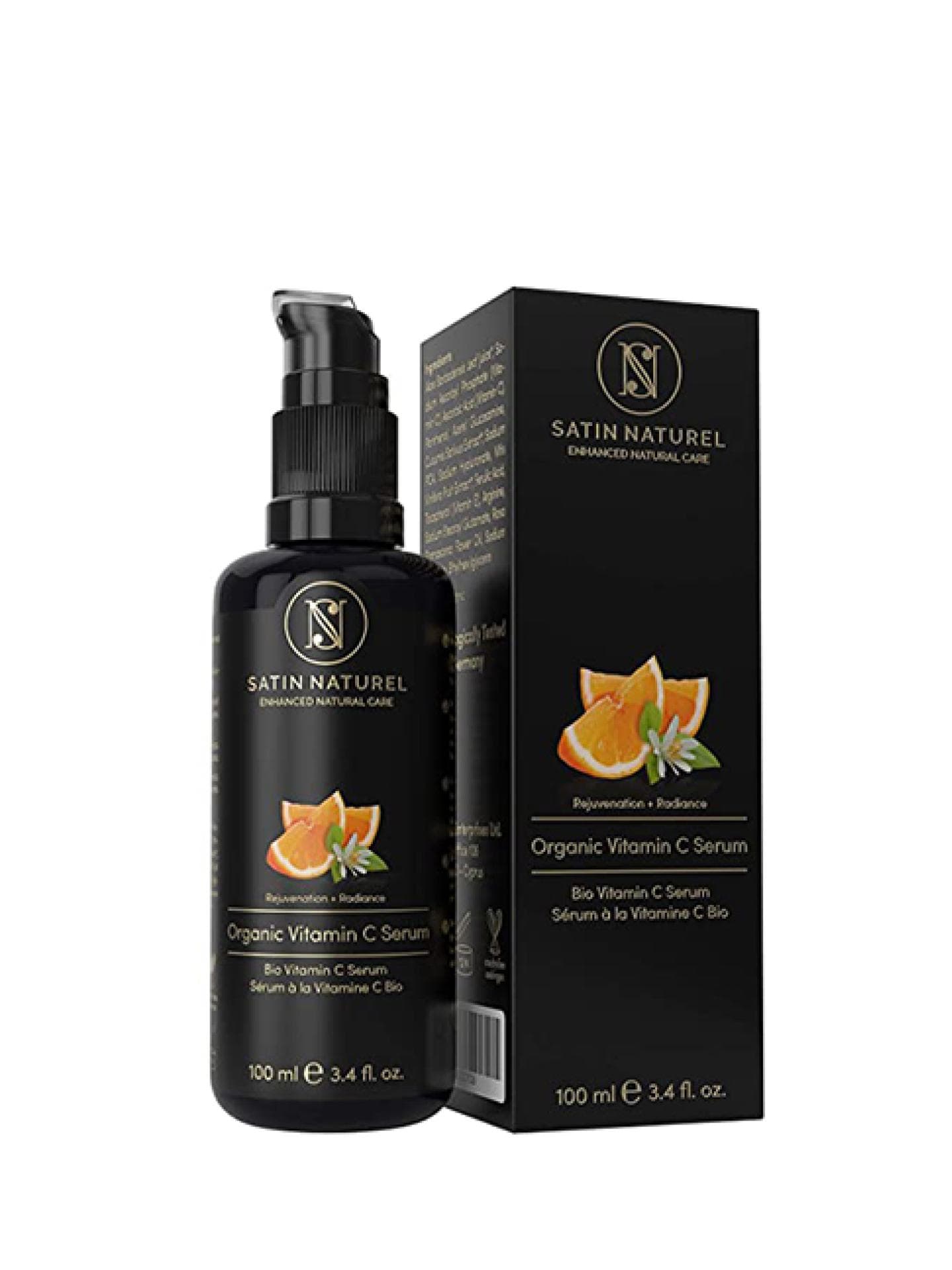 Bio-Vitamin-C-Serum mit Hyaluronsäure Satin Naturel