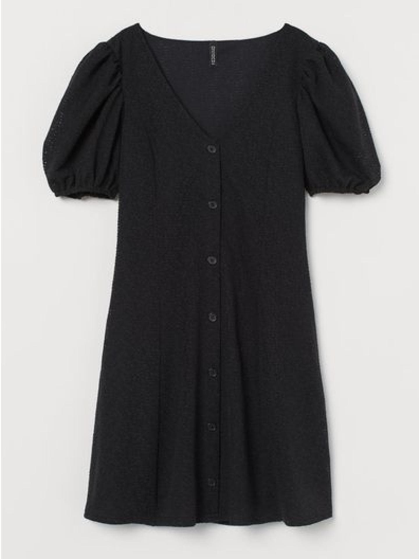 Minikleid mit Puffärmel