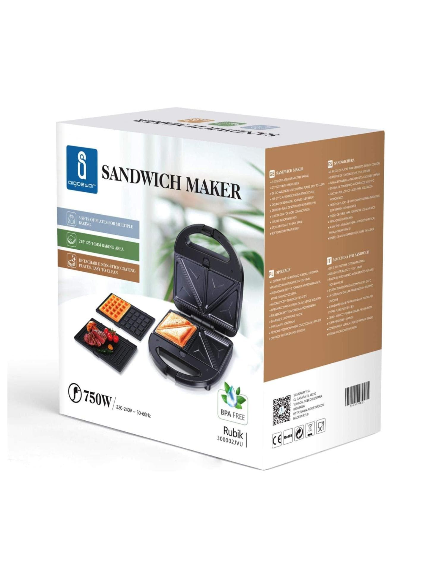 Sandwichmaker 3in1 Sandwichmaker 3in1