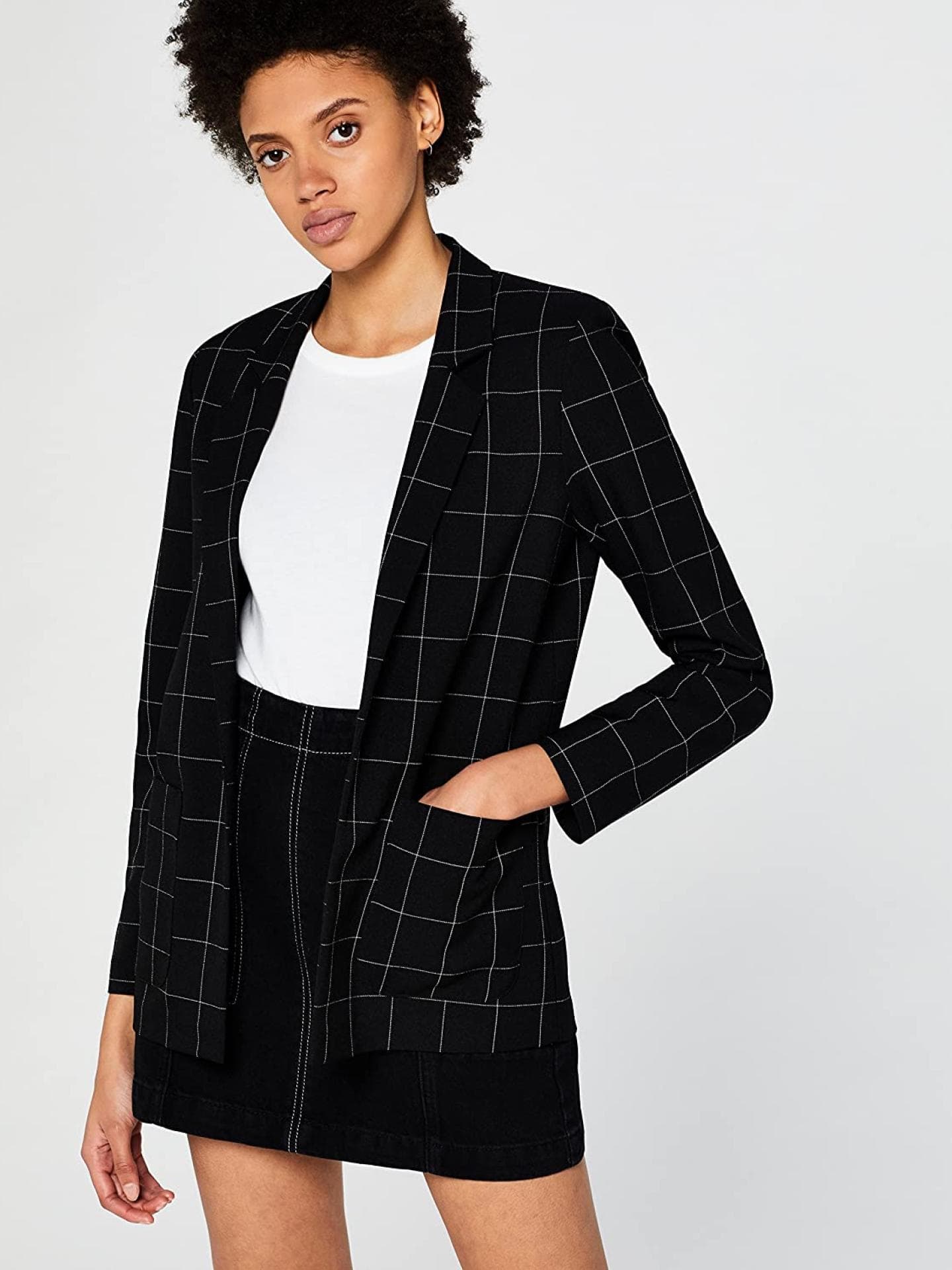 Blazer mit Karomuster