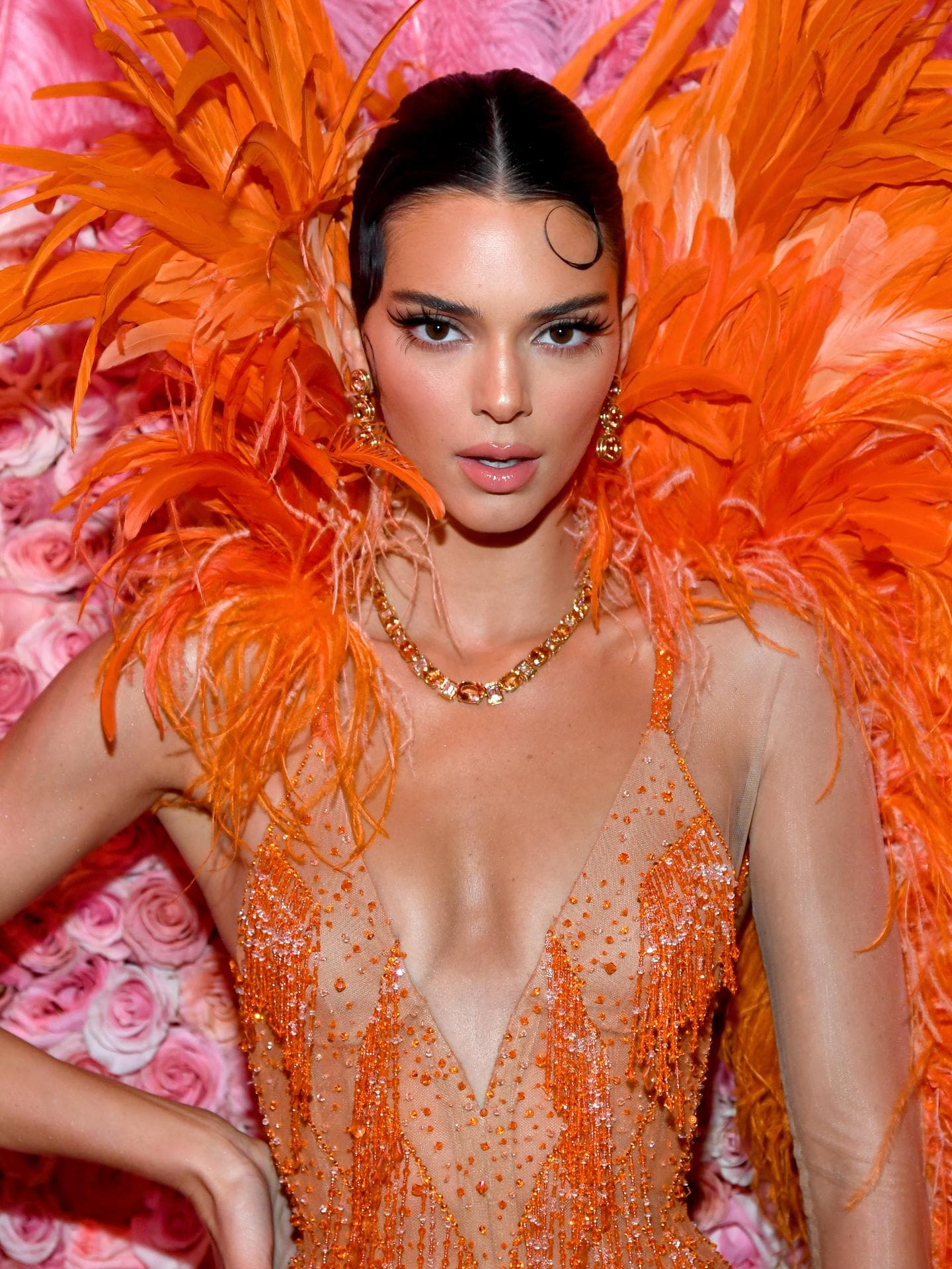 Kendall Jenner Mittelscheitel
