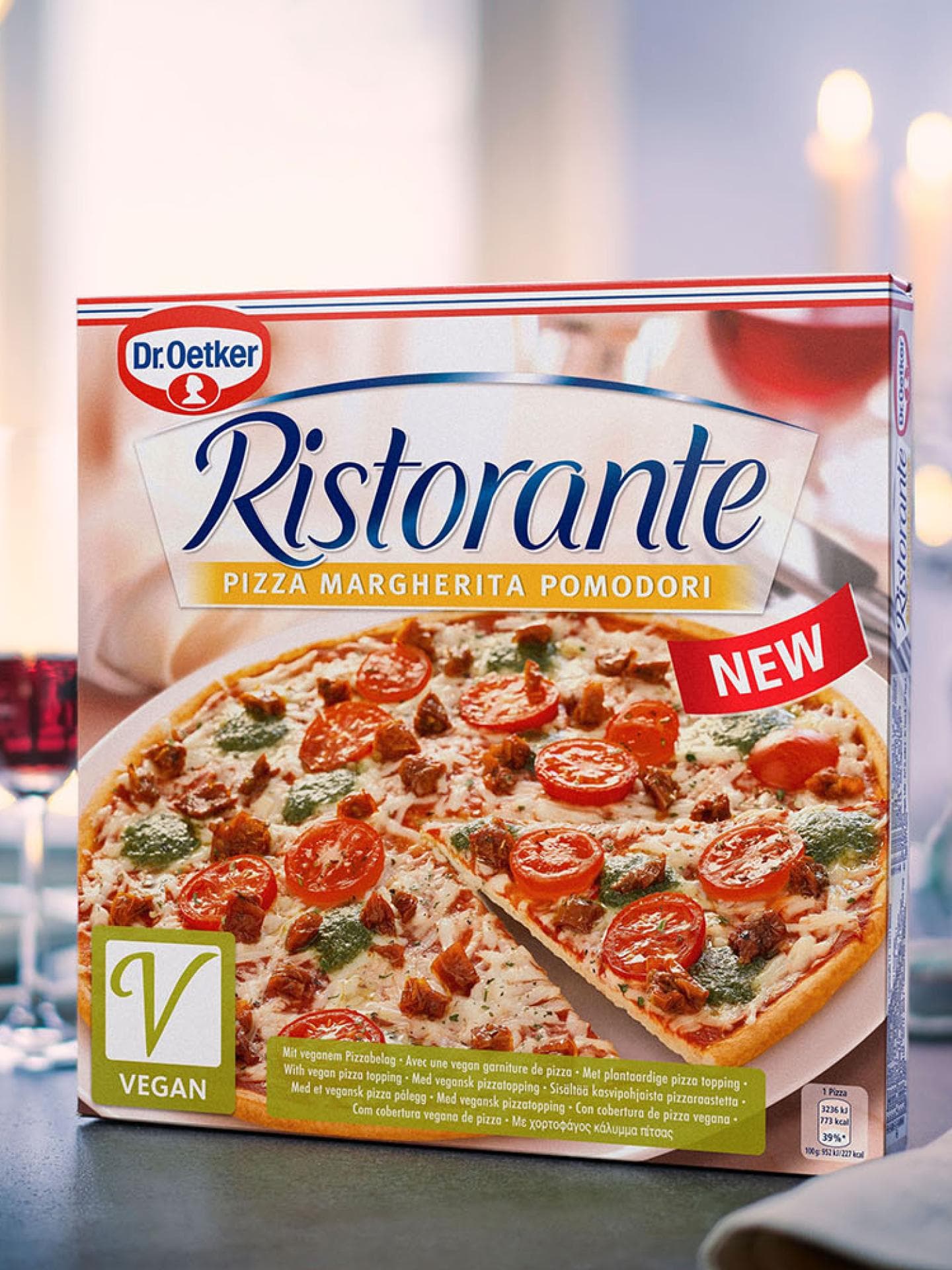 vegane ristorante margherita pomodori pizza