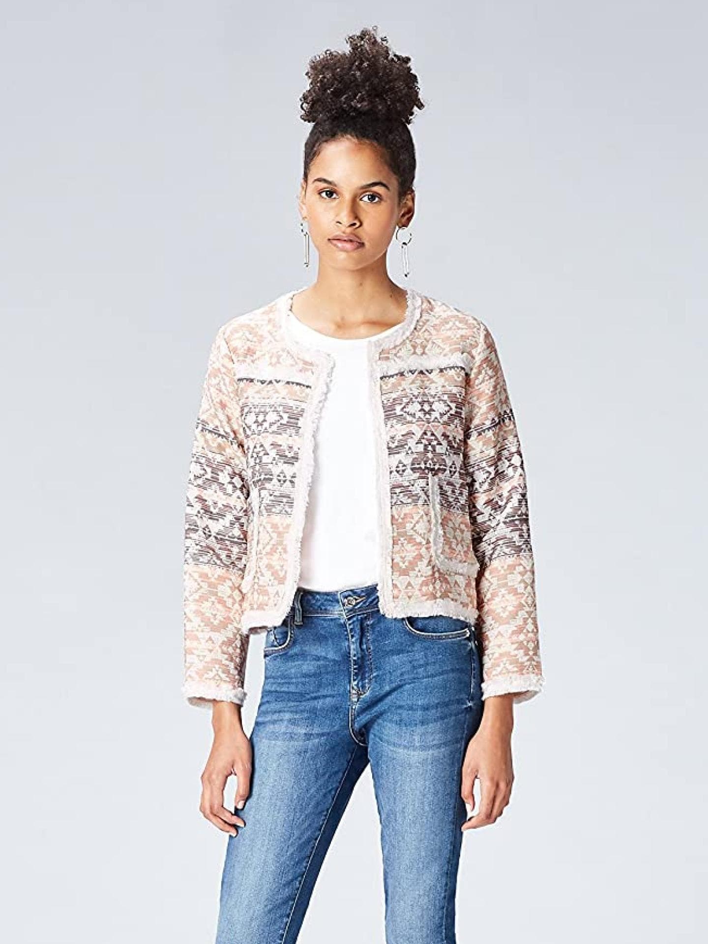 Jacke aus Jaquard