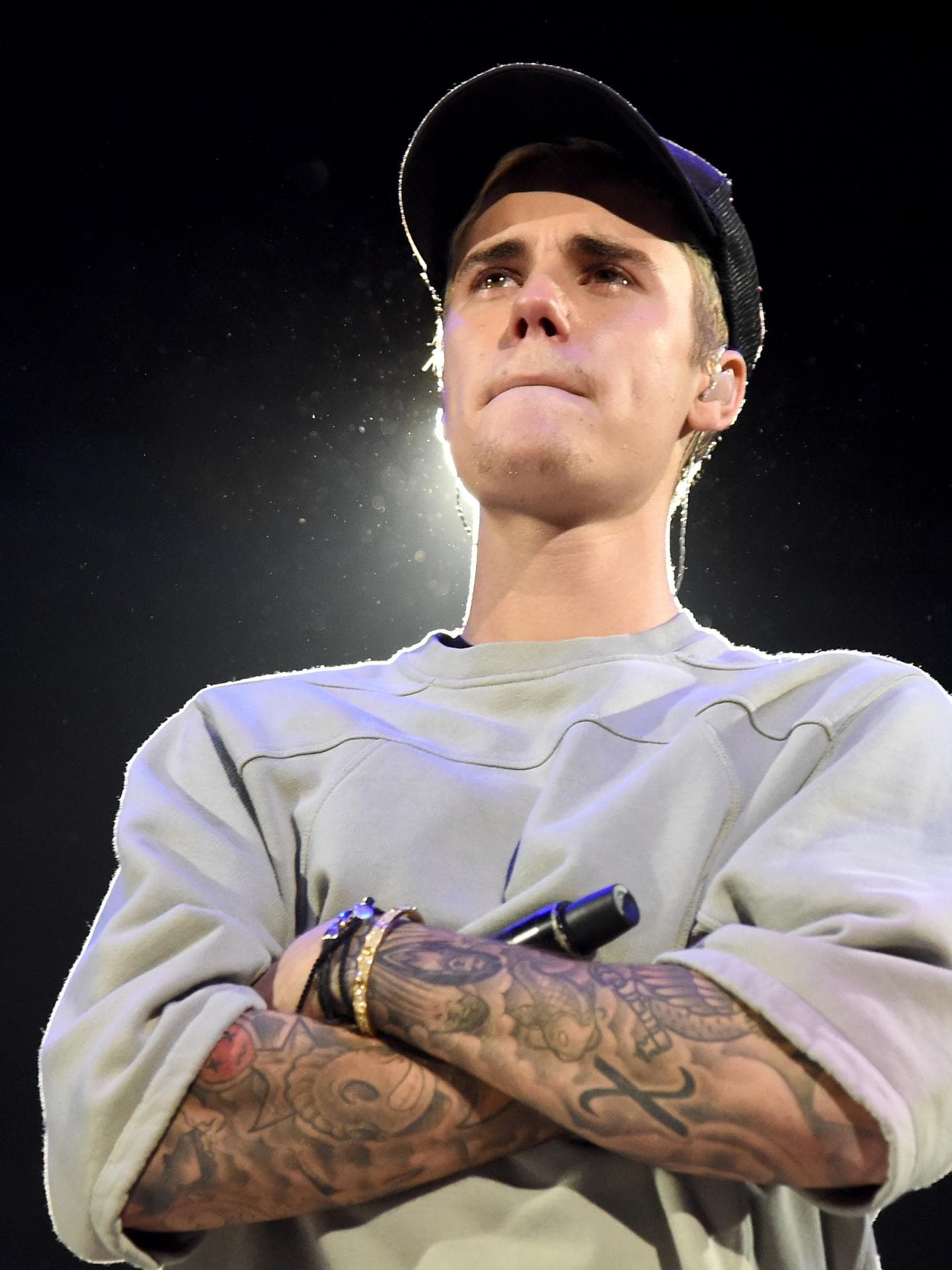 Justin Bieber Drogen-Geständnis Justin Bieber auf der Bühne