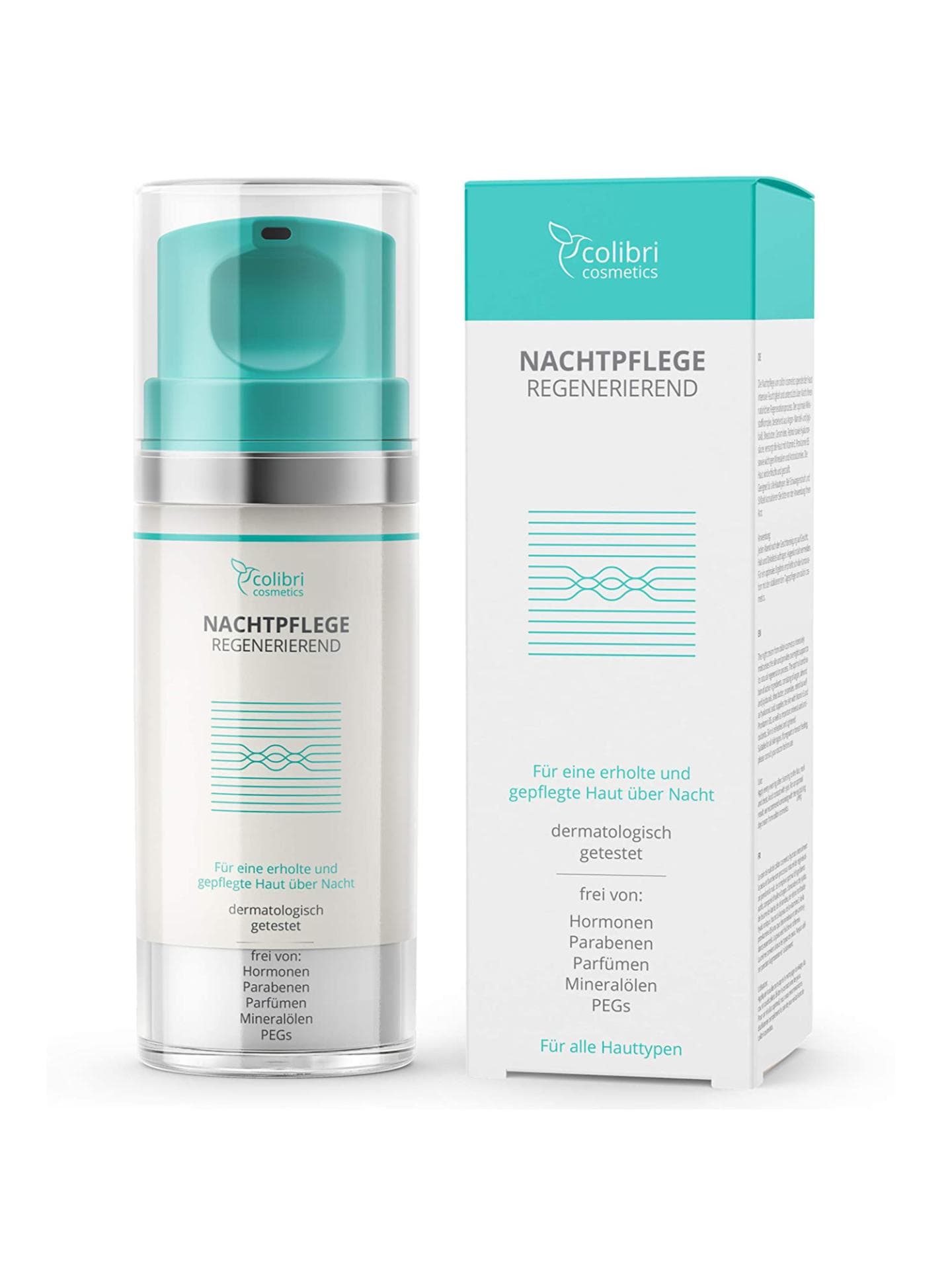 Nachtpflege mit Retinol und Hyaluron Serum