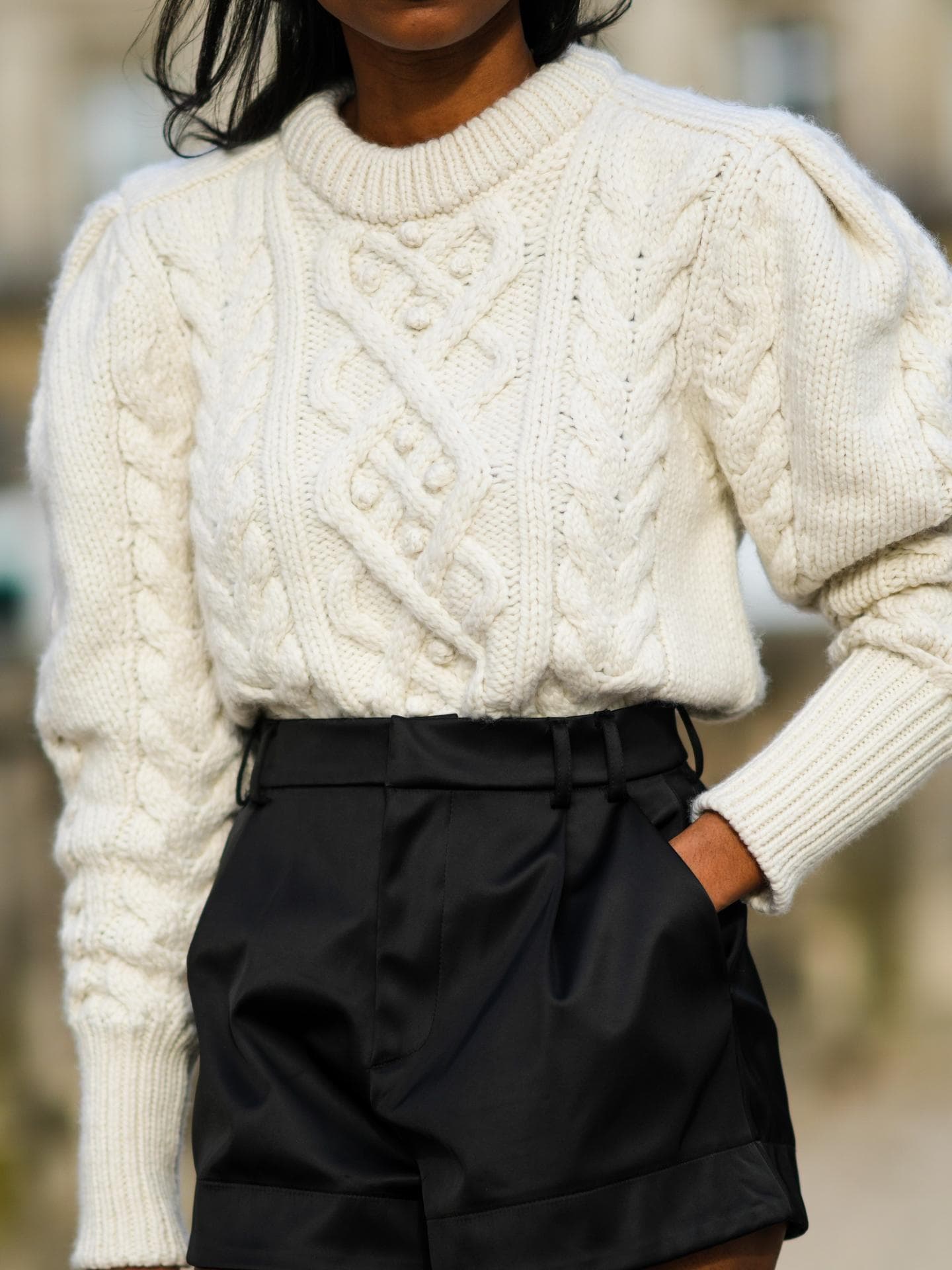 Herbsttrend Strickpullover Französinnen