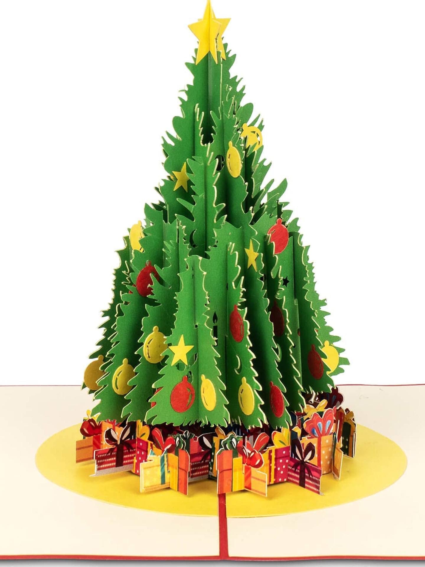 Paper Crush Tannenbaum Karte