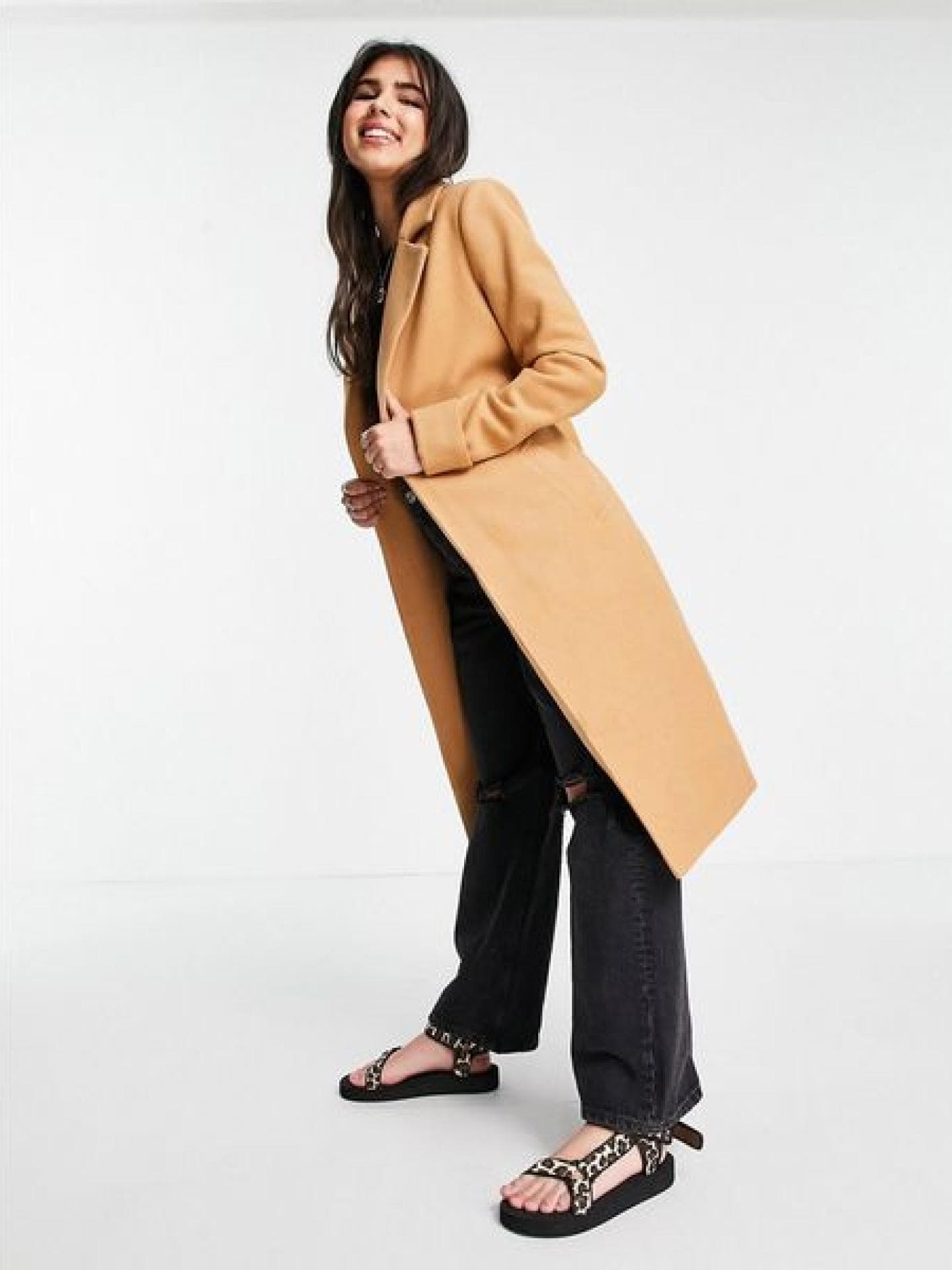 Wollmantel braun ASOS