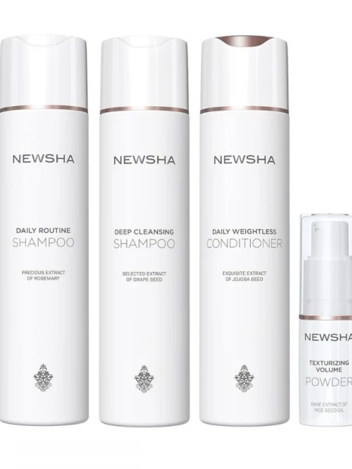 Newsha Set tägliche Pflege Shampoo Conditioner Powder