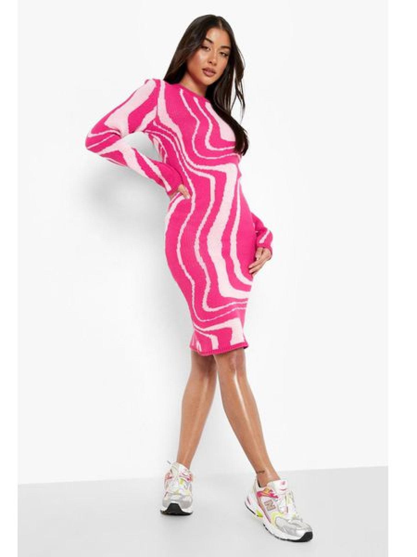 Strick-Kleid