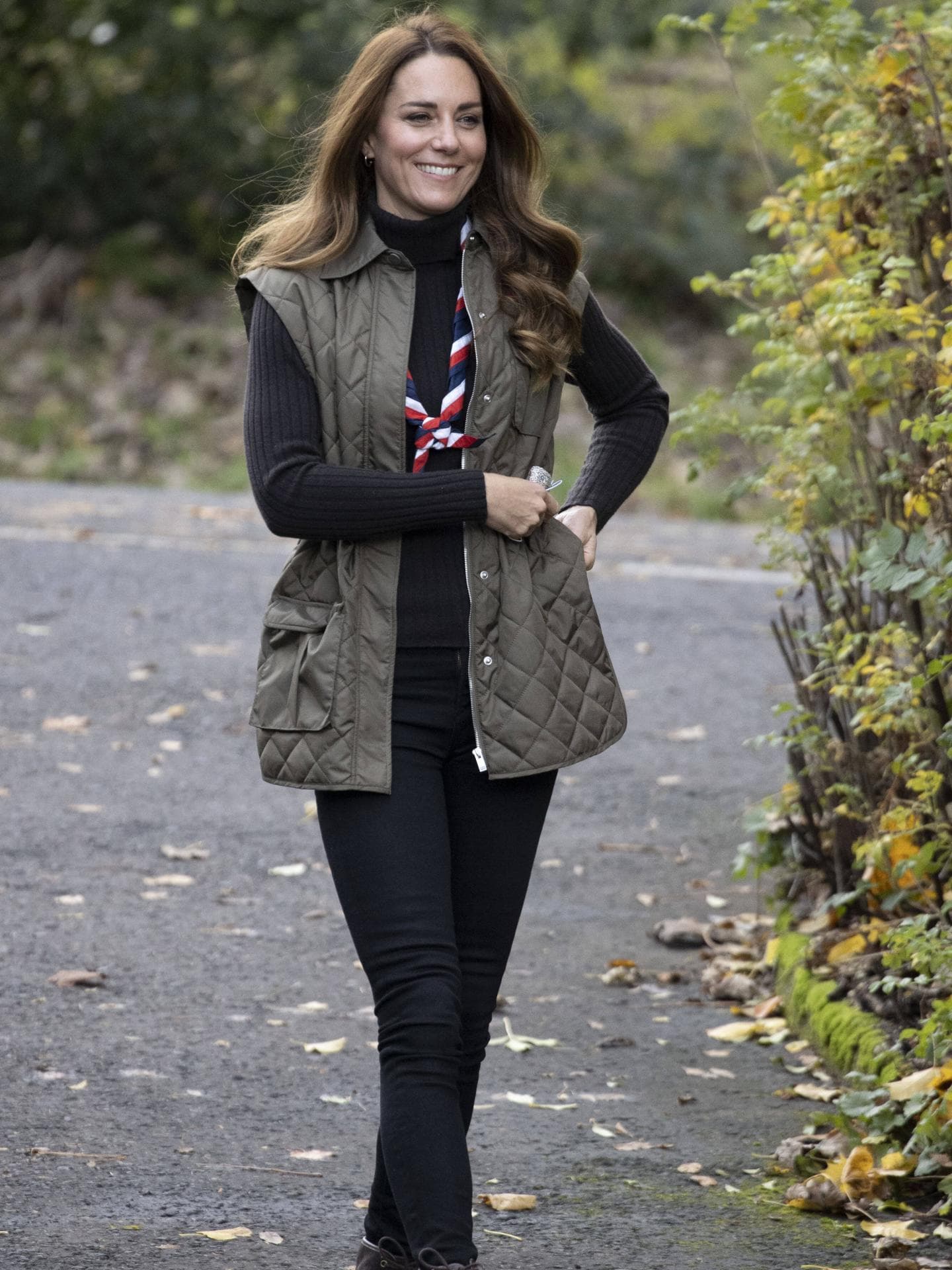 Kate in Steppweste