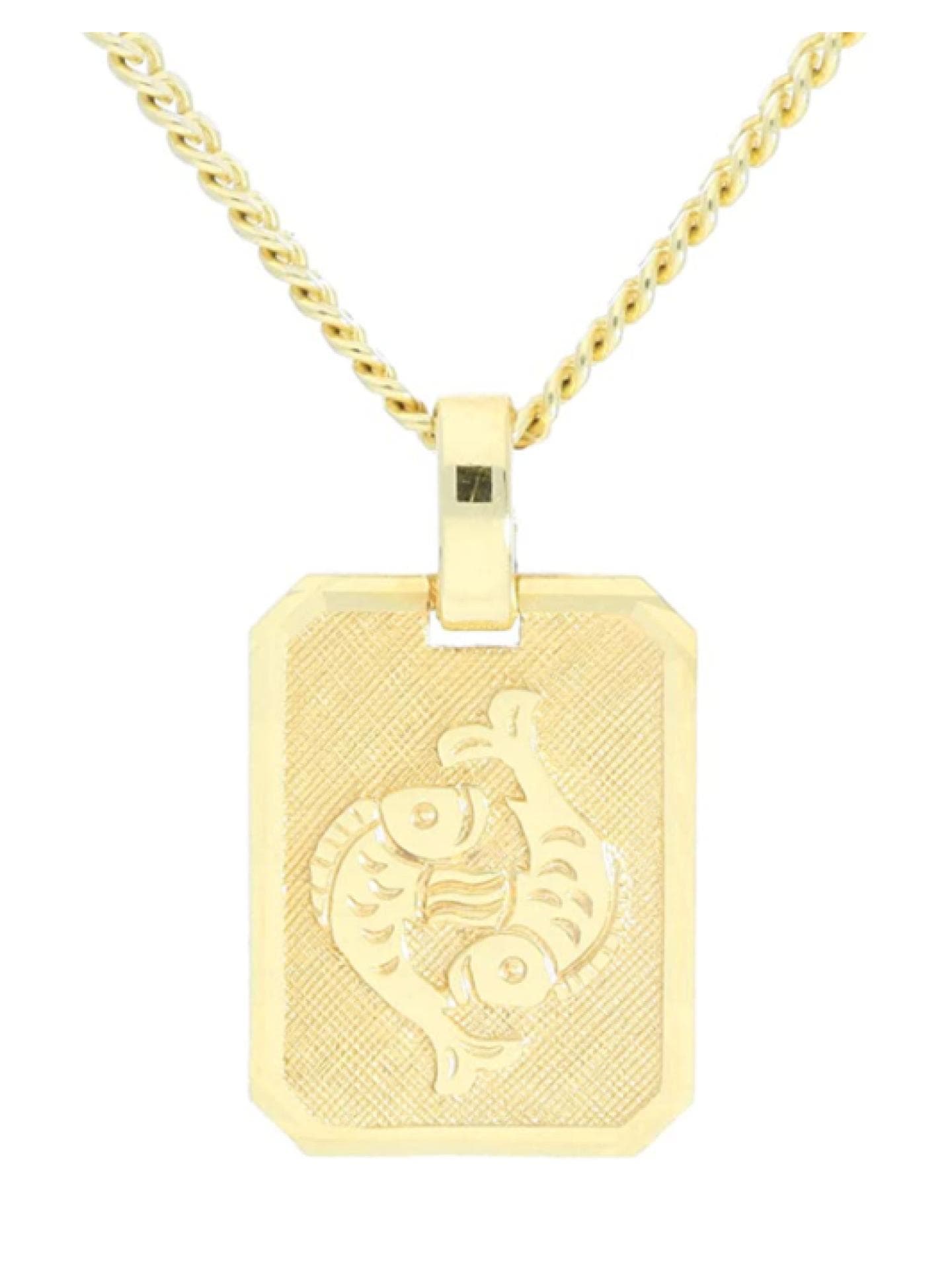 Sternzeichen Kette Gelbgold