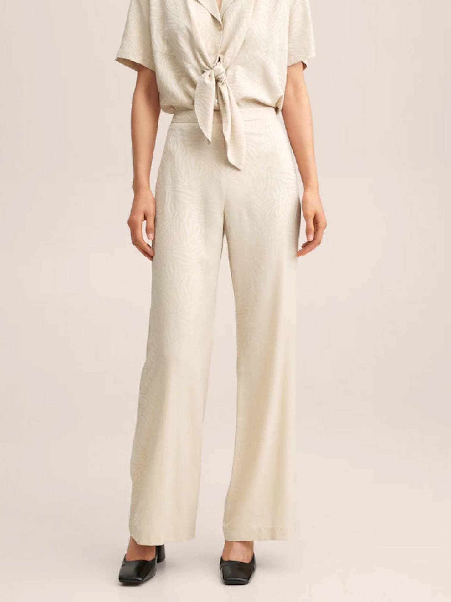 Gemusterte Flare-Hose