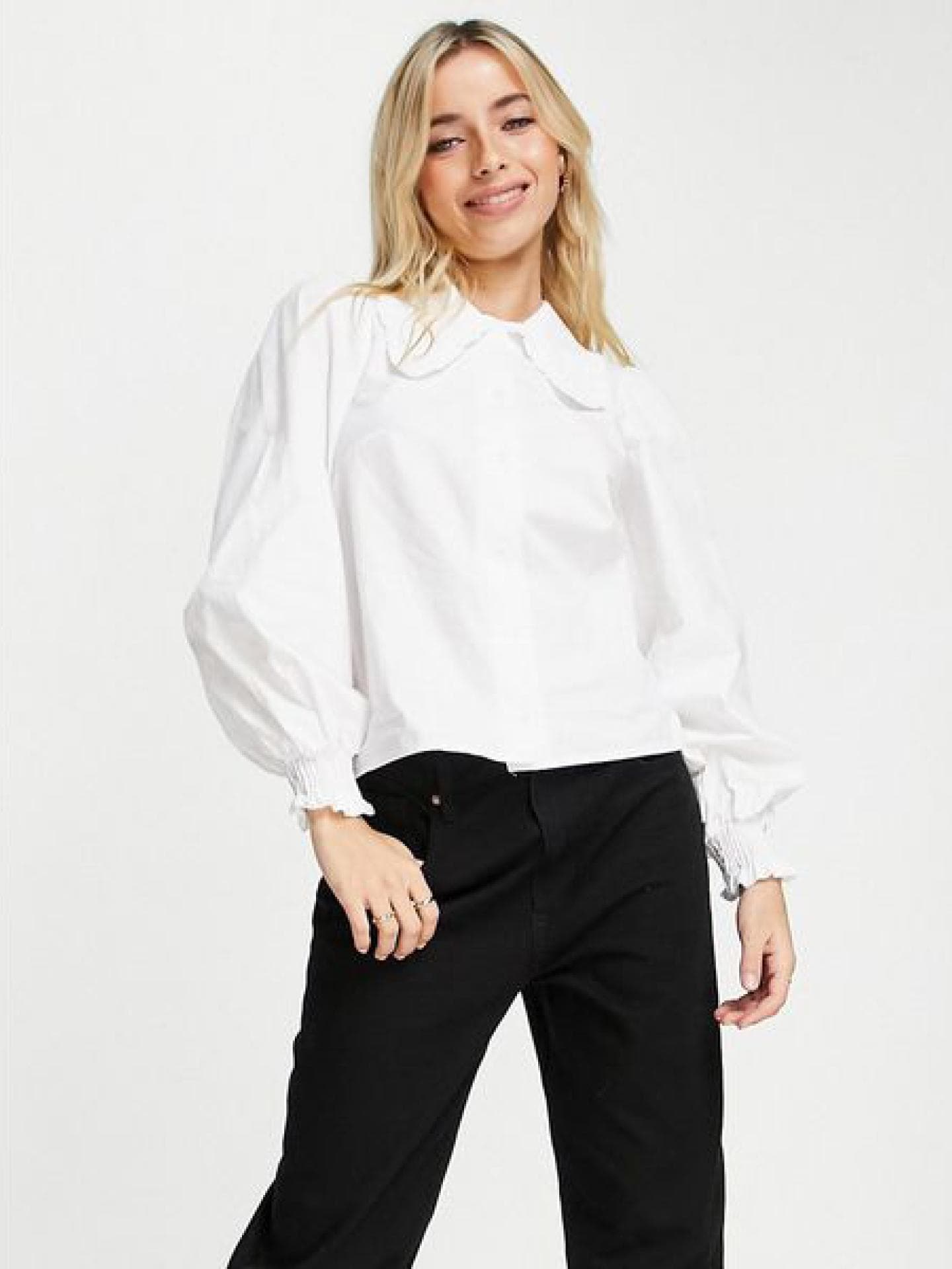 Weiße Bluse