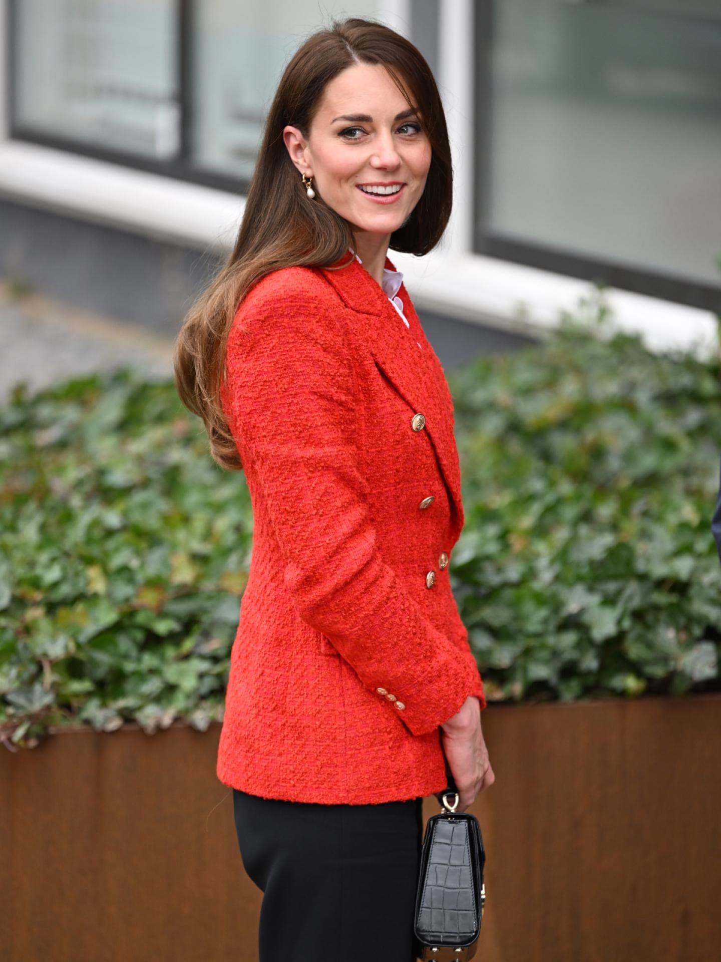 Herzogin Kate Zara Blazer Rot