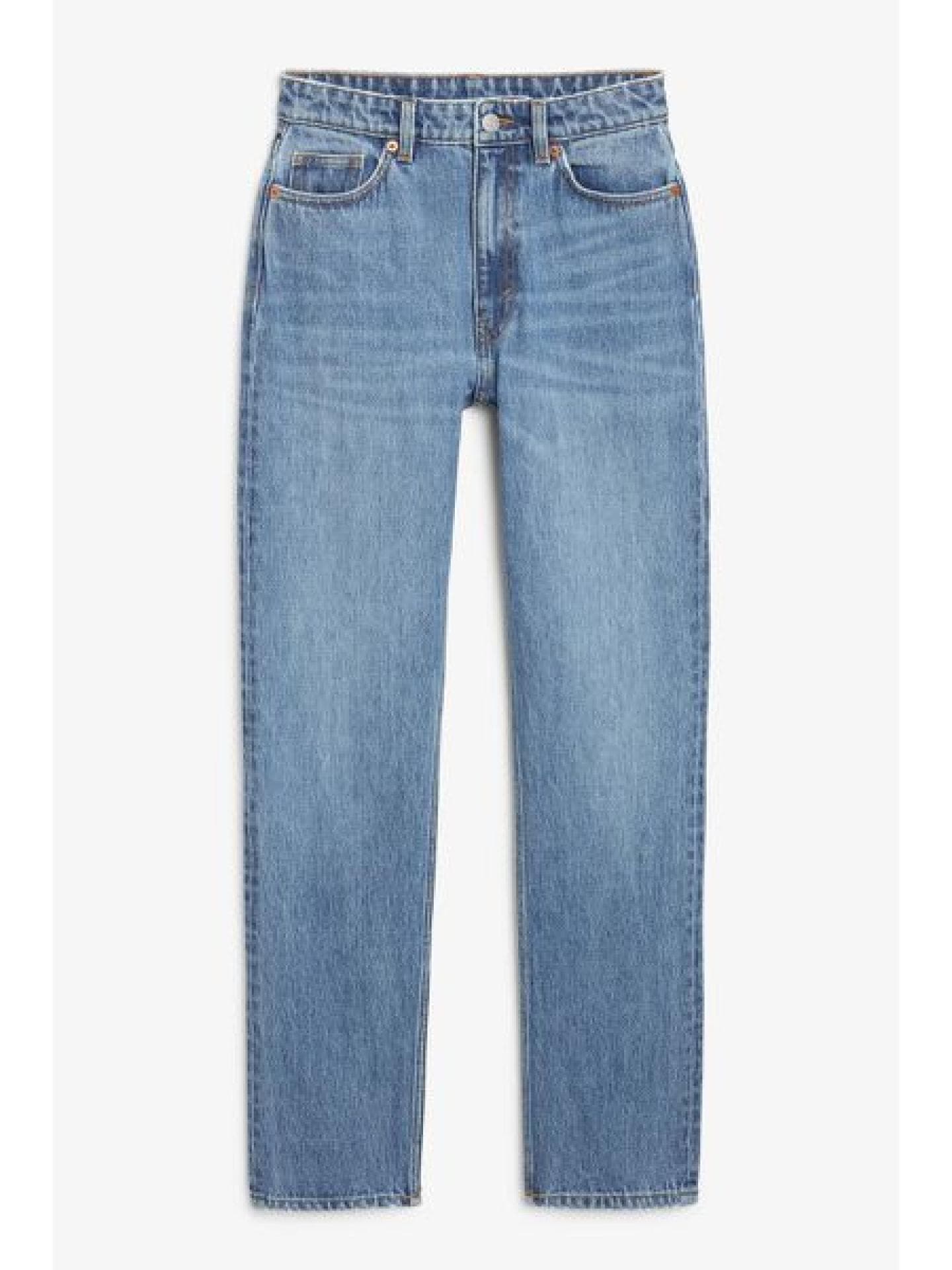 Moluna Jeans In Mittelblau