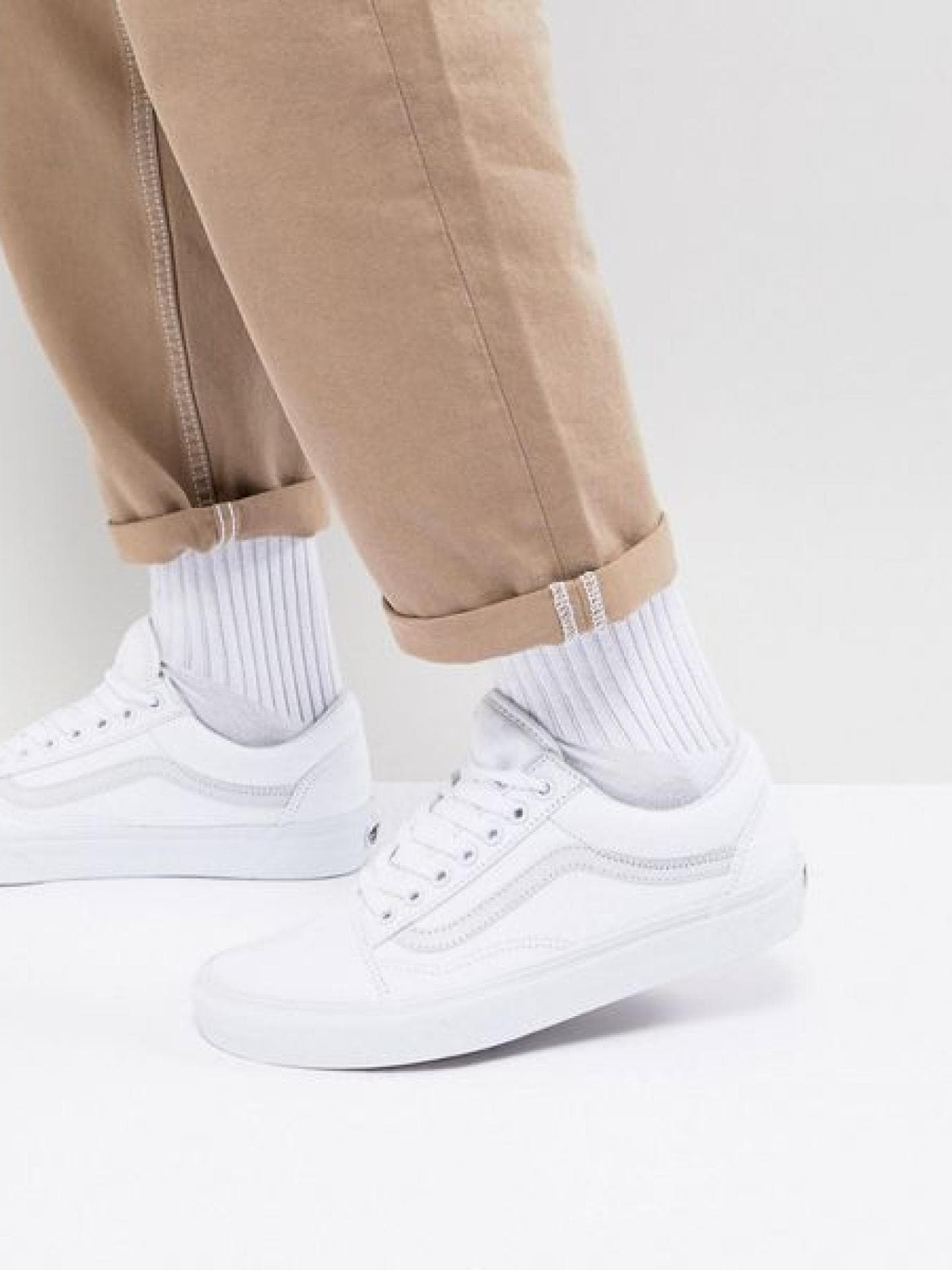 Old Skool – Weiße Sneaker