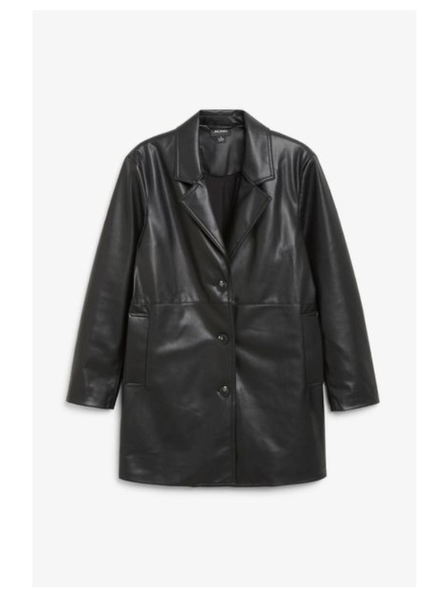Kunstlederjacke Monki