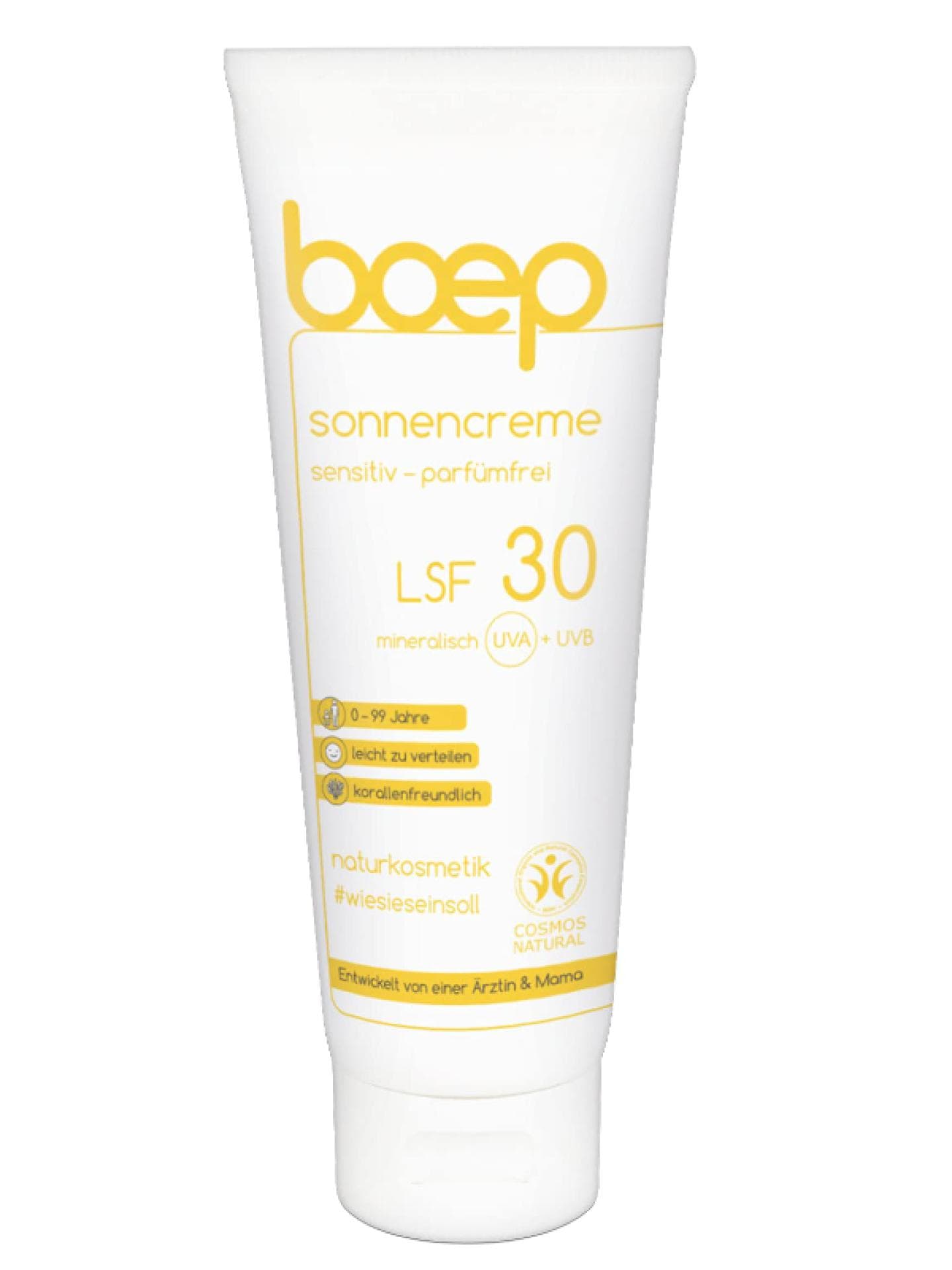 poep mineralische Sonnencreme