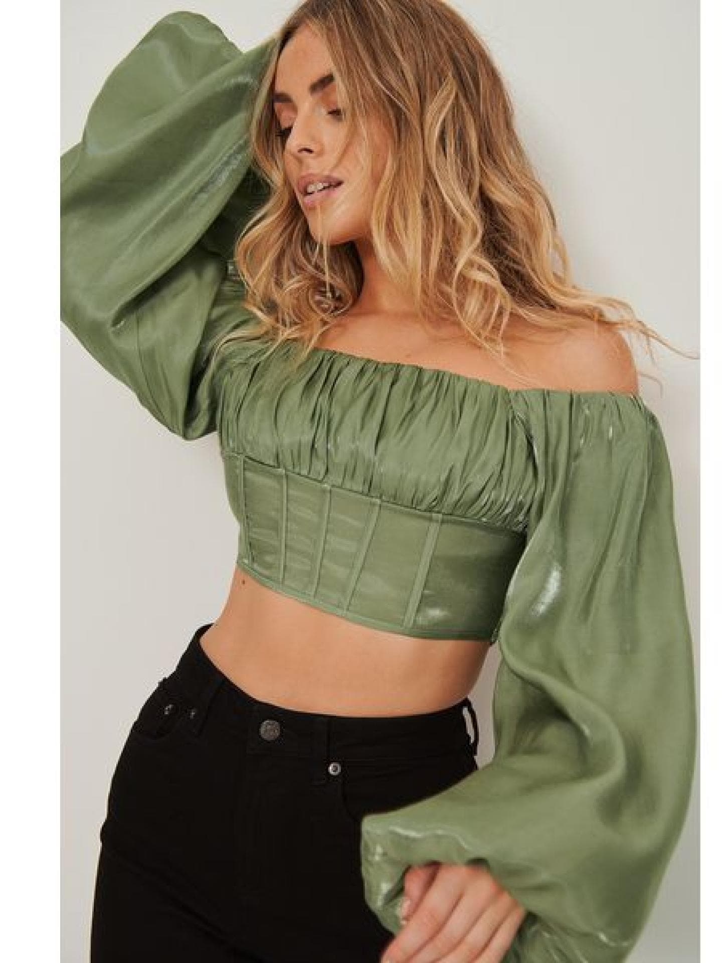 Bluse Korsett