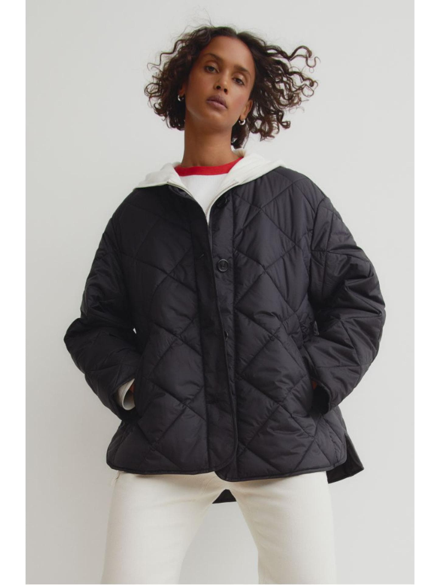 Steppjacke schwarz