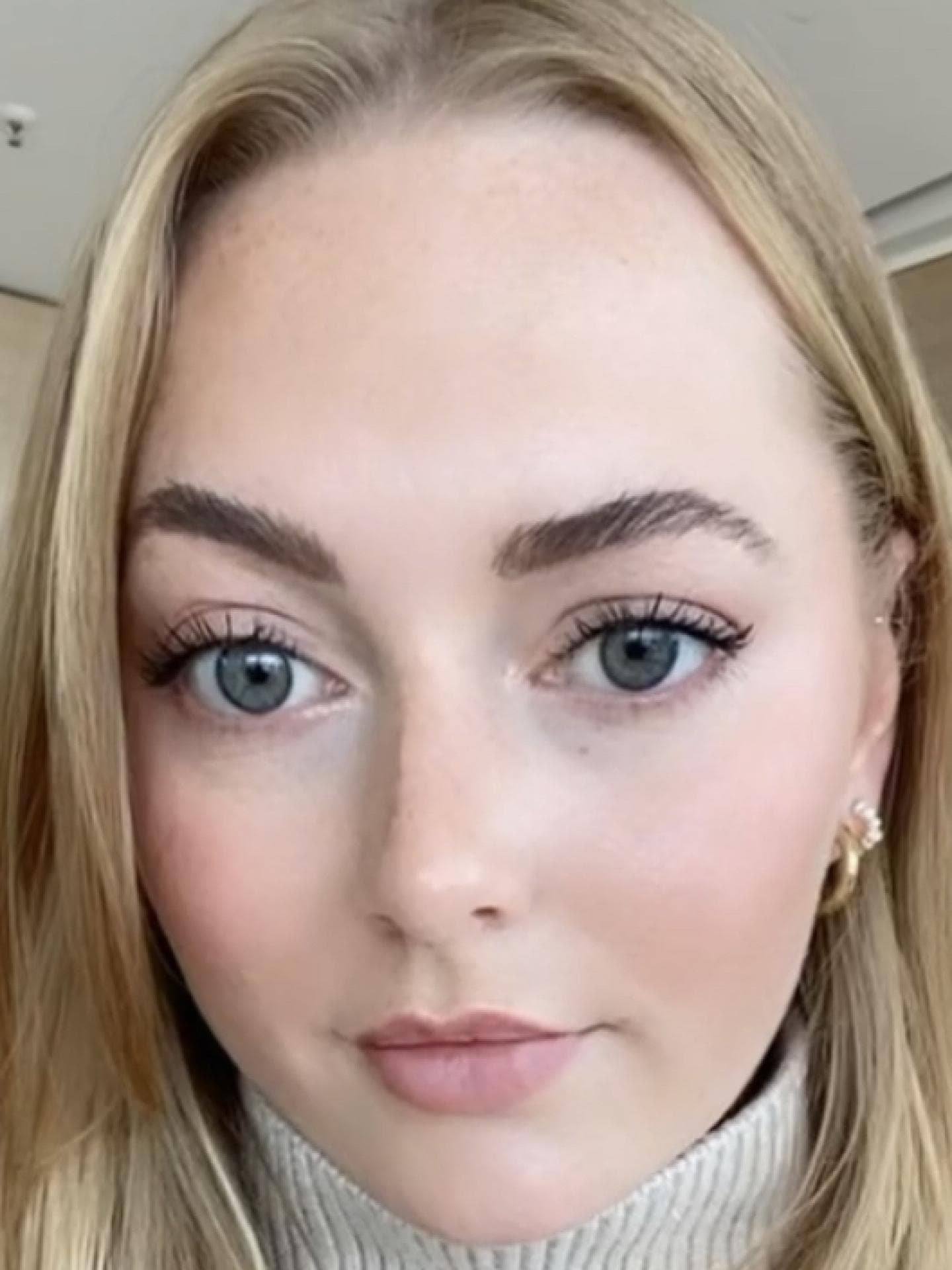 Wimpernserum nachher