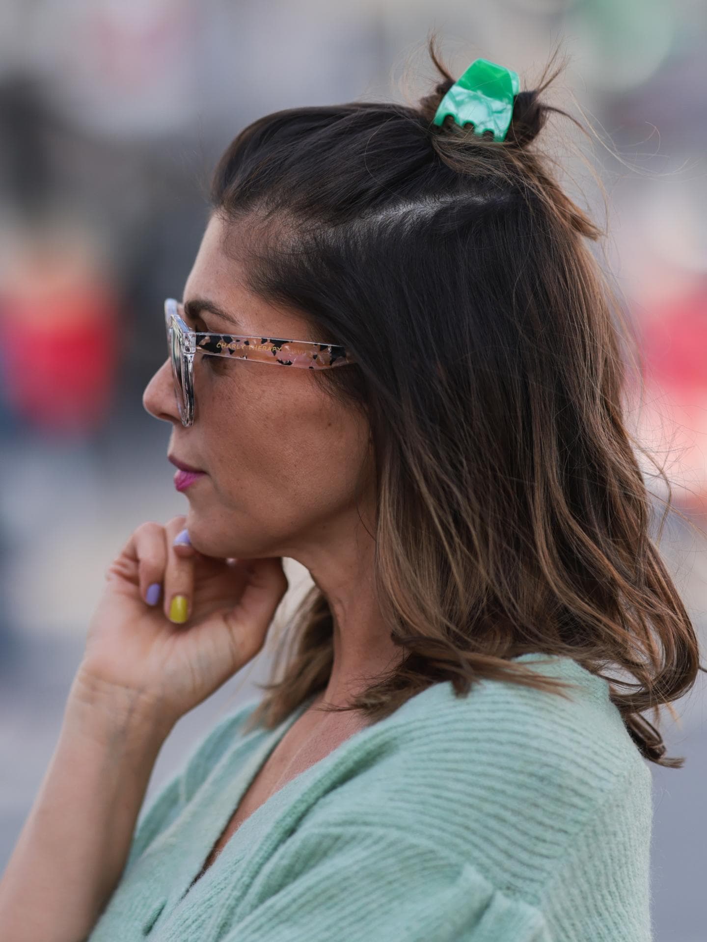 Haarspangen Frisuren-Looks