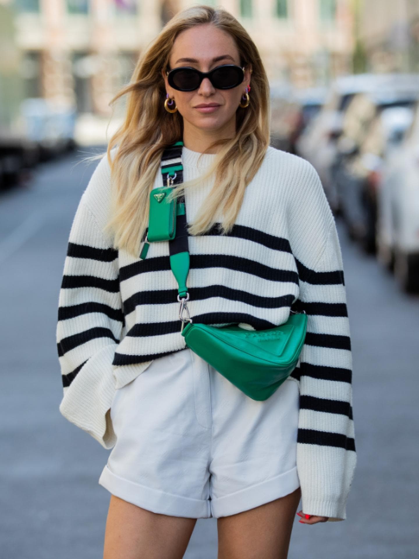 Gestreifter Pullover