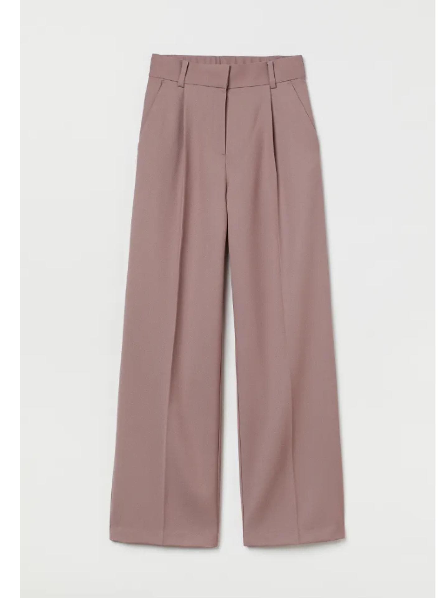 Weite Hose lila