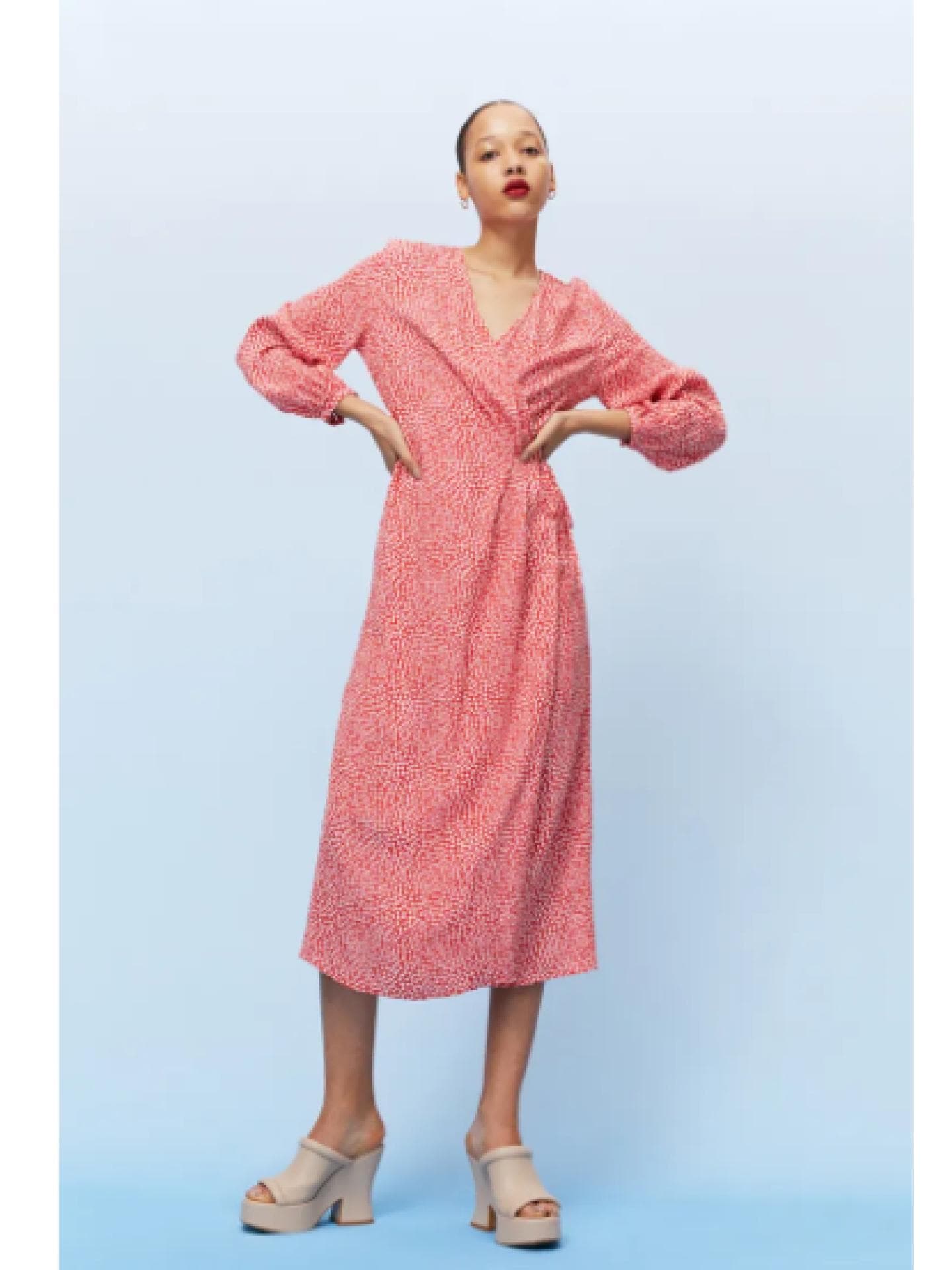 Wickelkleid H&M rot